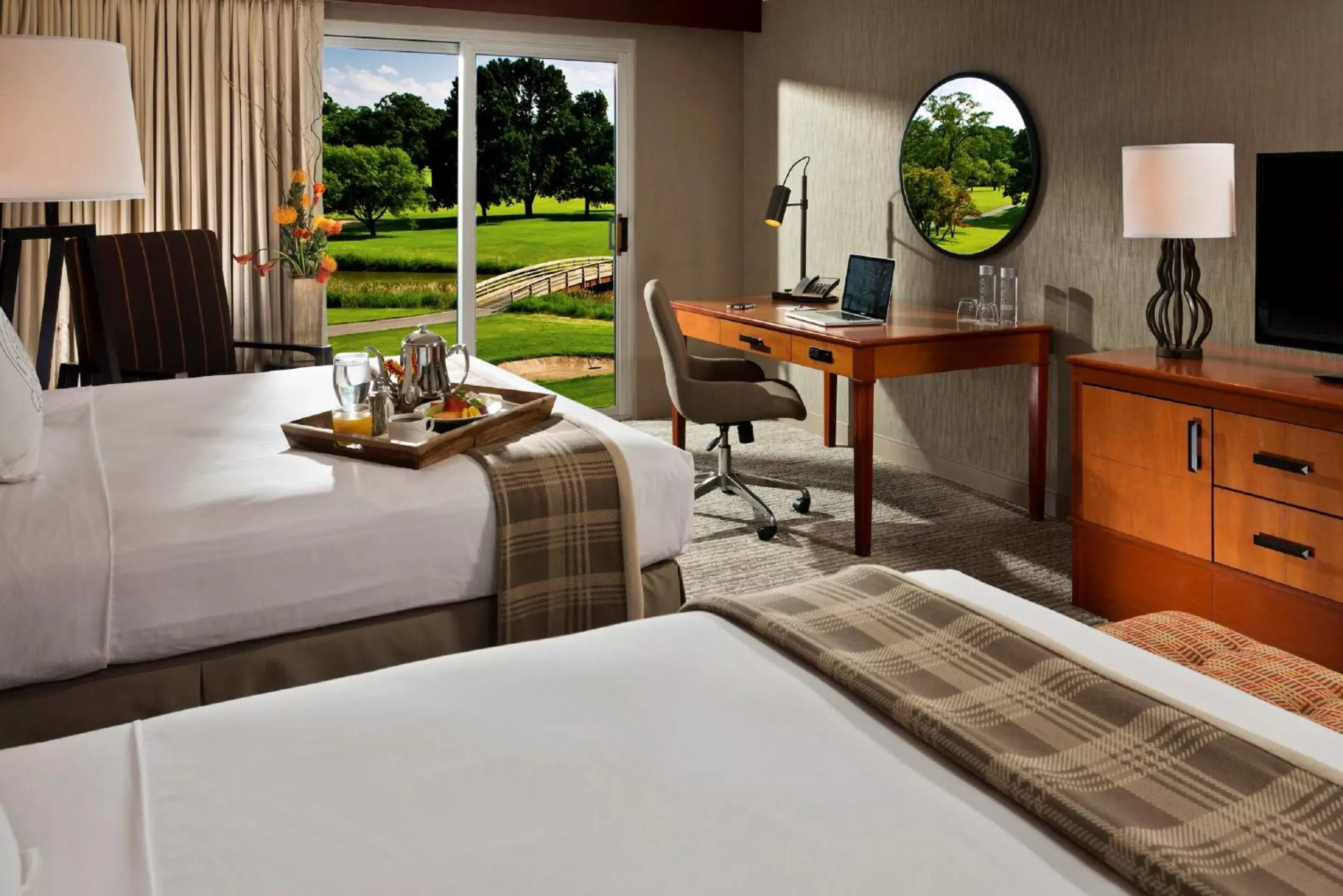 Bed in Eaglewood Resort & Spa