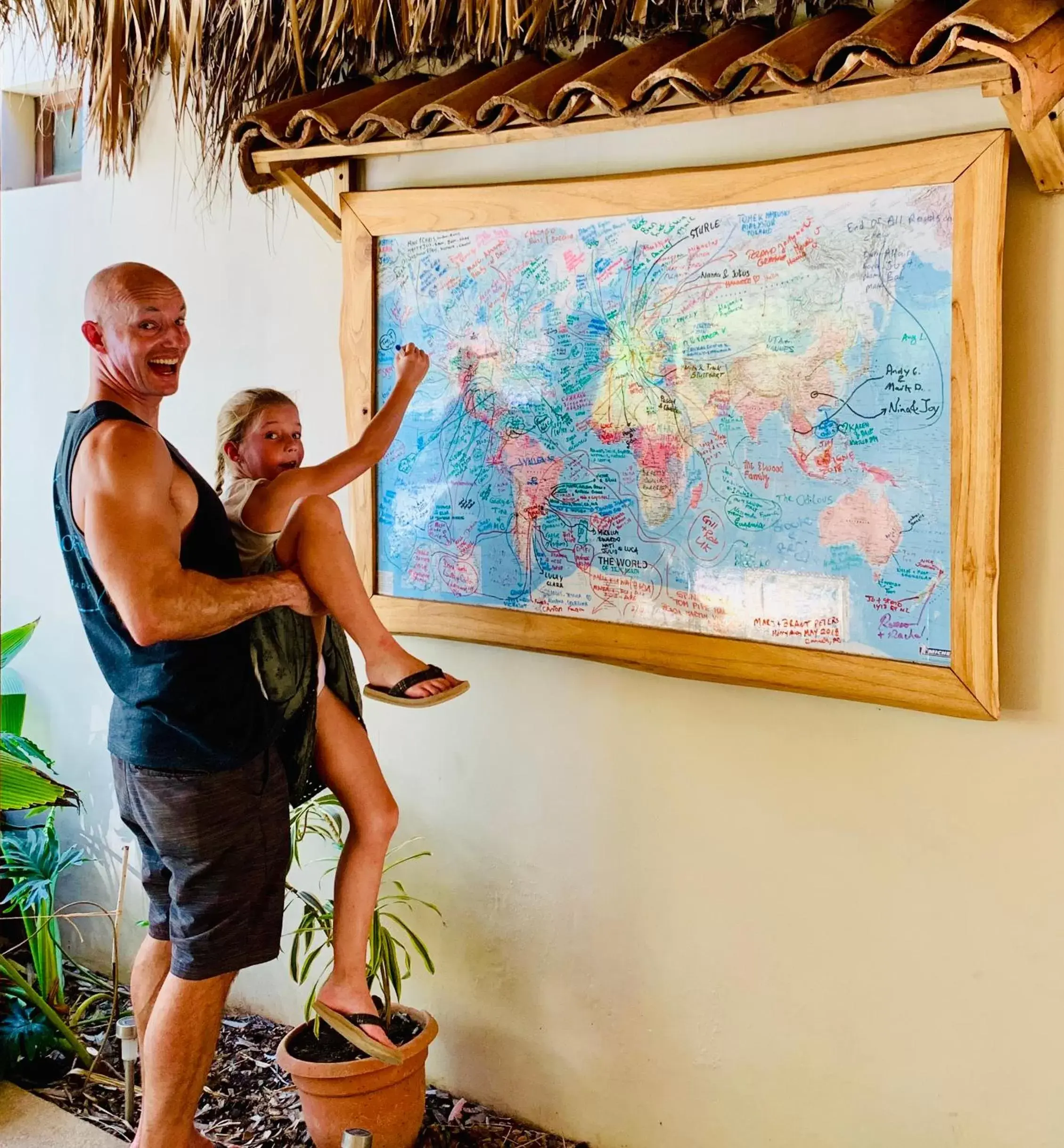 group of guests in Ten North Tamarindo Beach Hotel