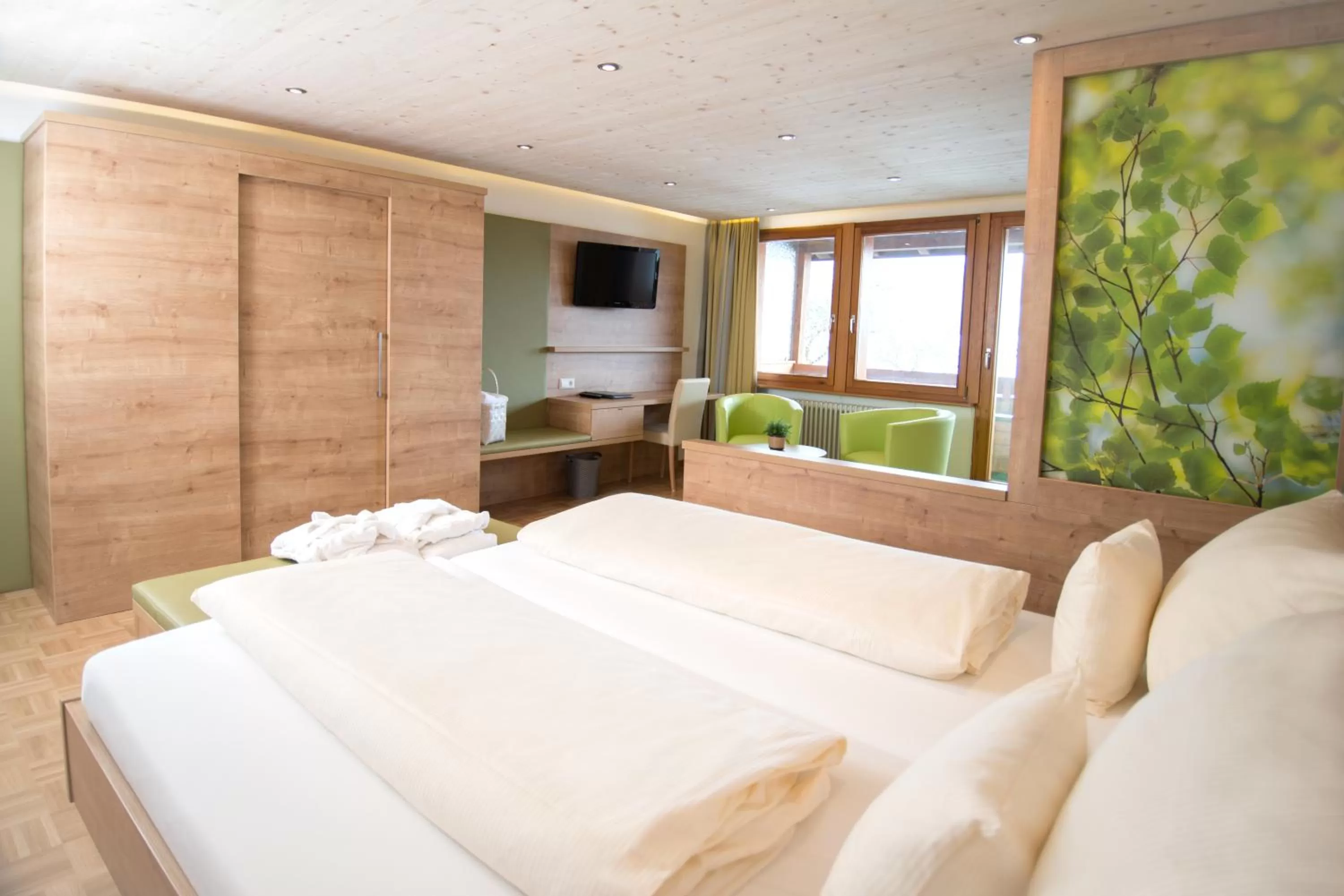 Bed in Wellnesshotel Sonnenhof & Sonnhalde