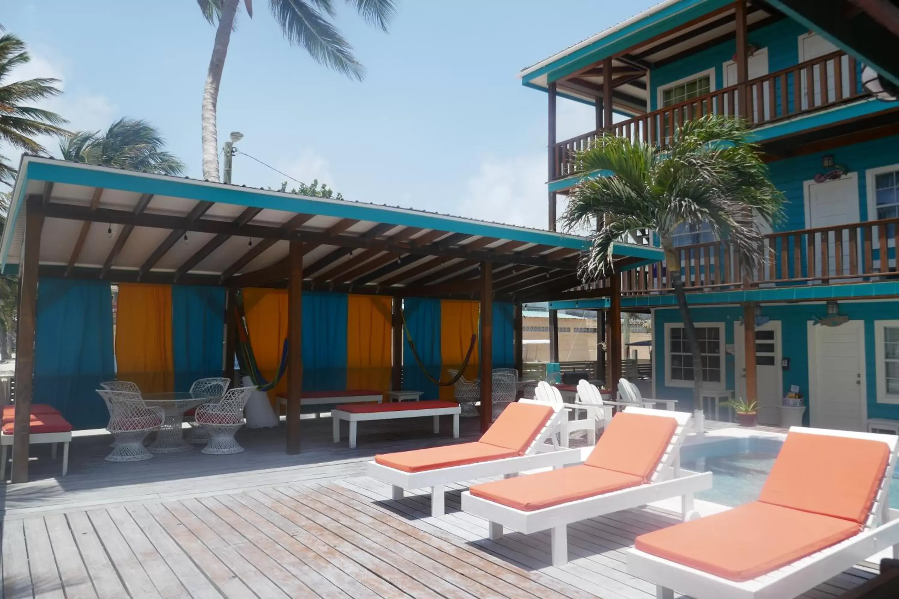 sunbed, Property Building in Ocean Tide Beach Resort