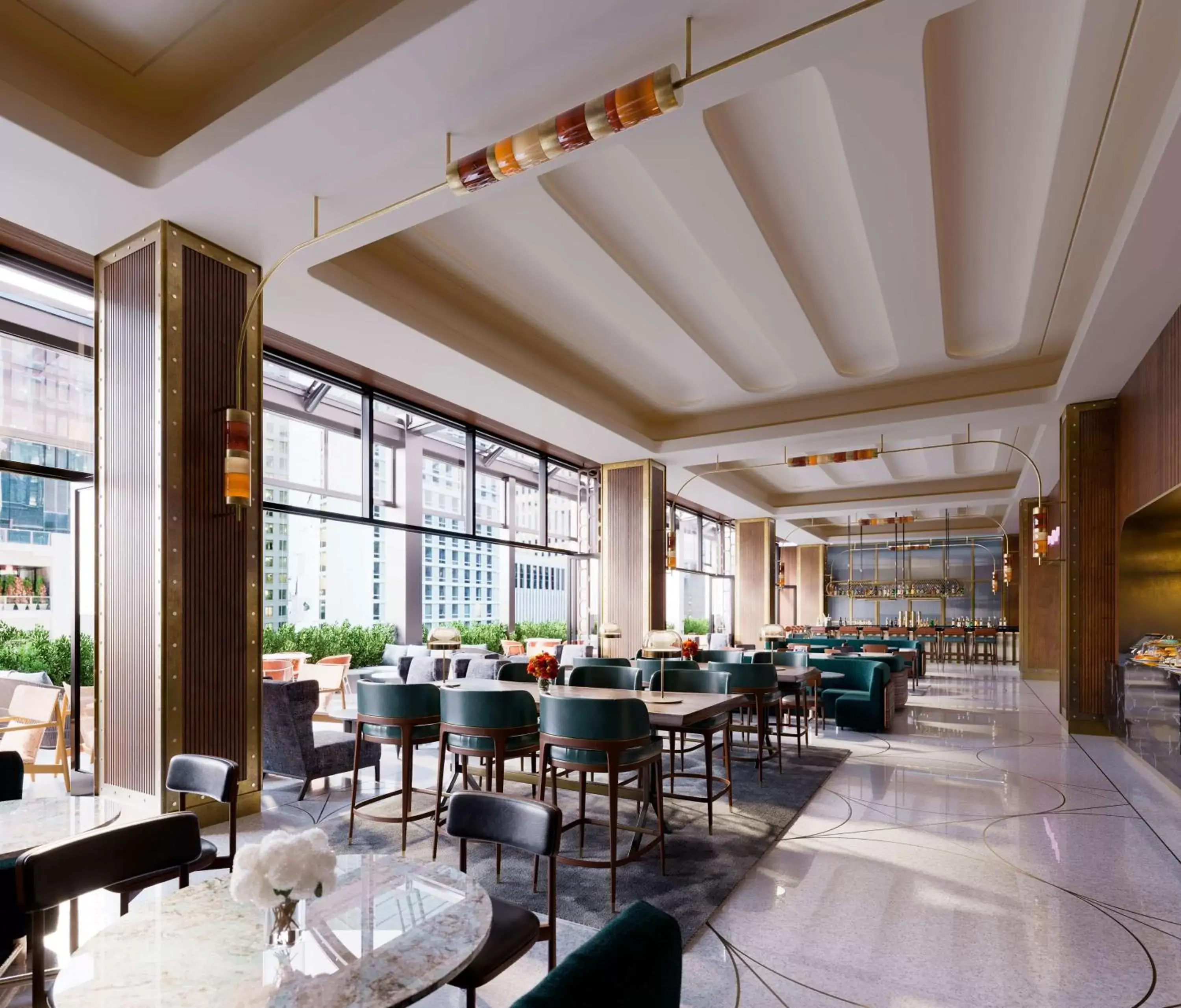 Lounge or bar, Restaurant/Places to Eat in Tempo By Hilton New York Times Square