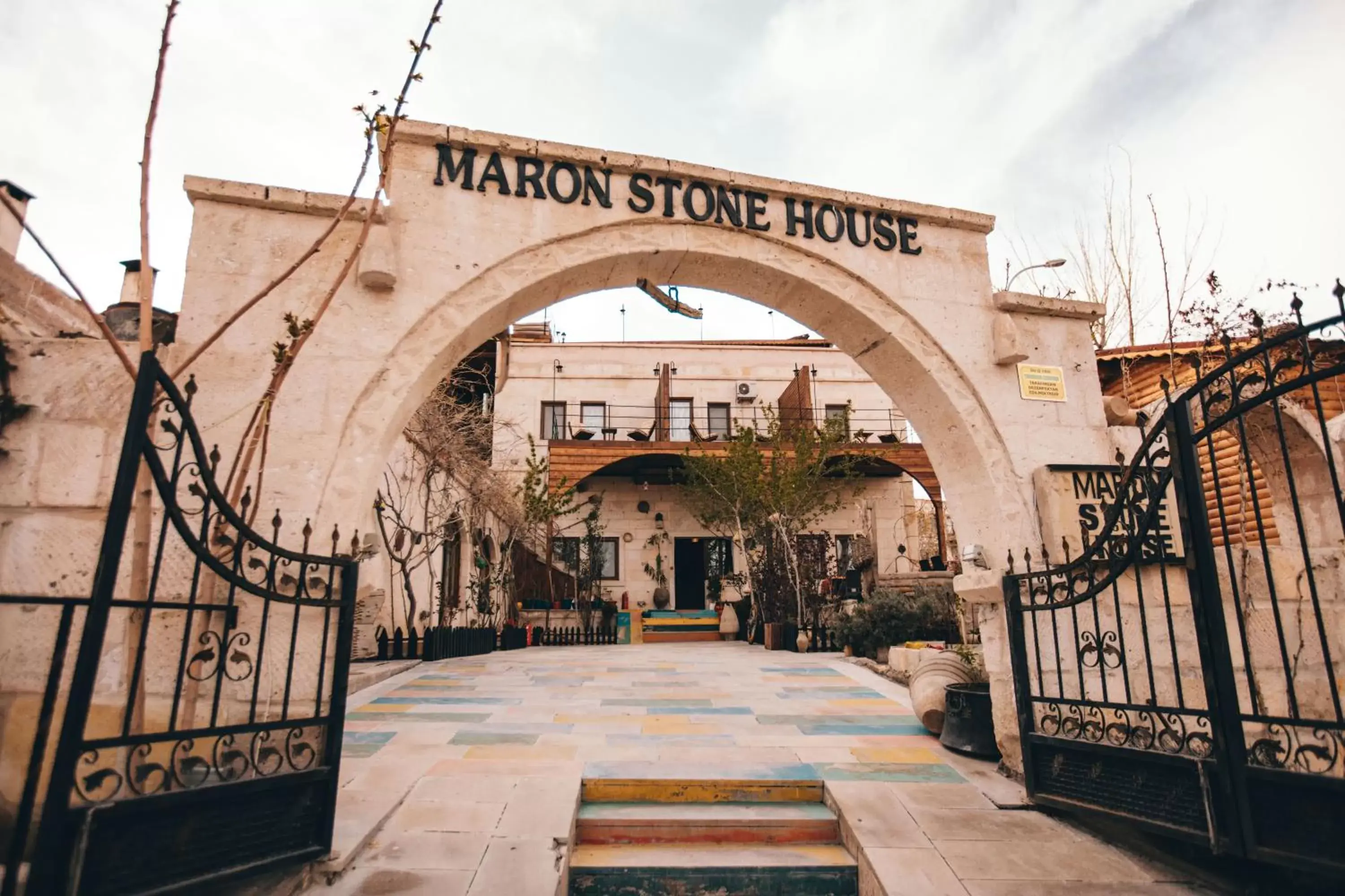 Facade/entrance in Maron Stone House