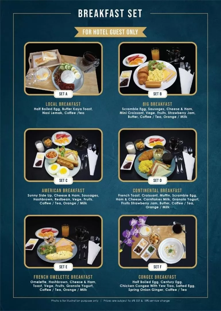 Breakfast in Wesley Hotel