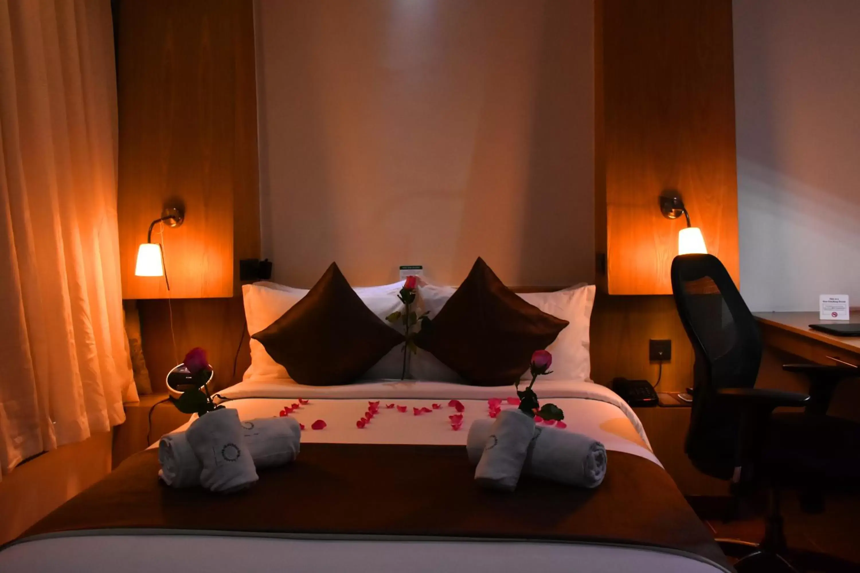 Decorative detail, Bed in La Maison Royale Decorative detail, Bed in La Maison Royale