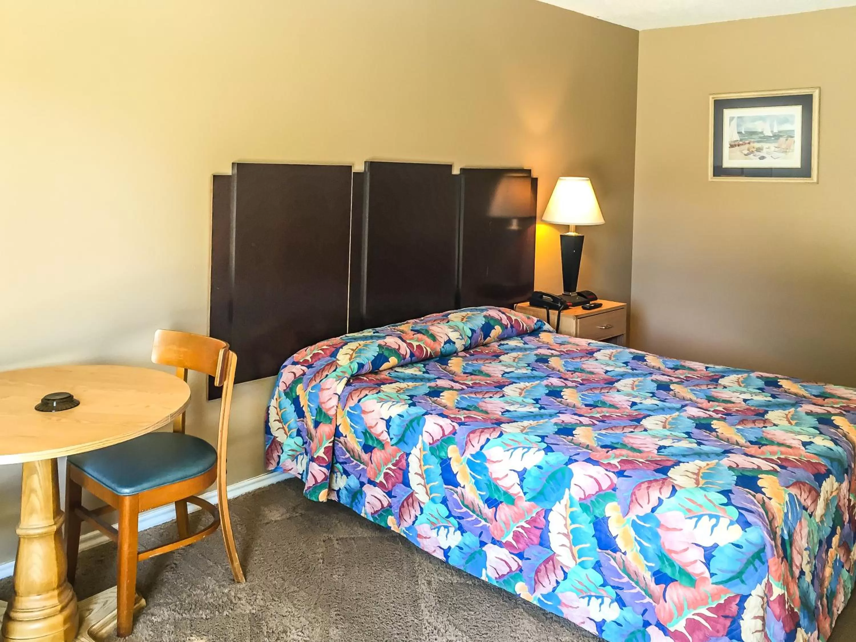 Bed in Bent Tree Motel