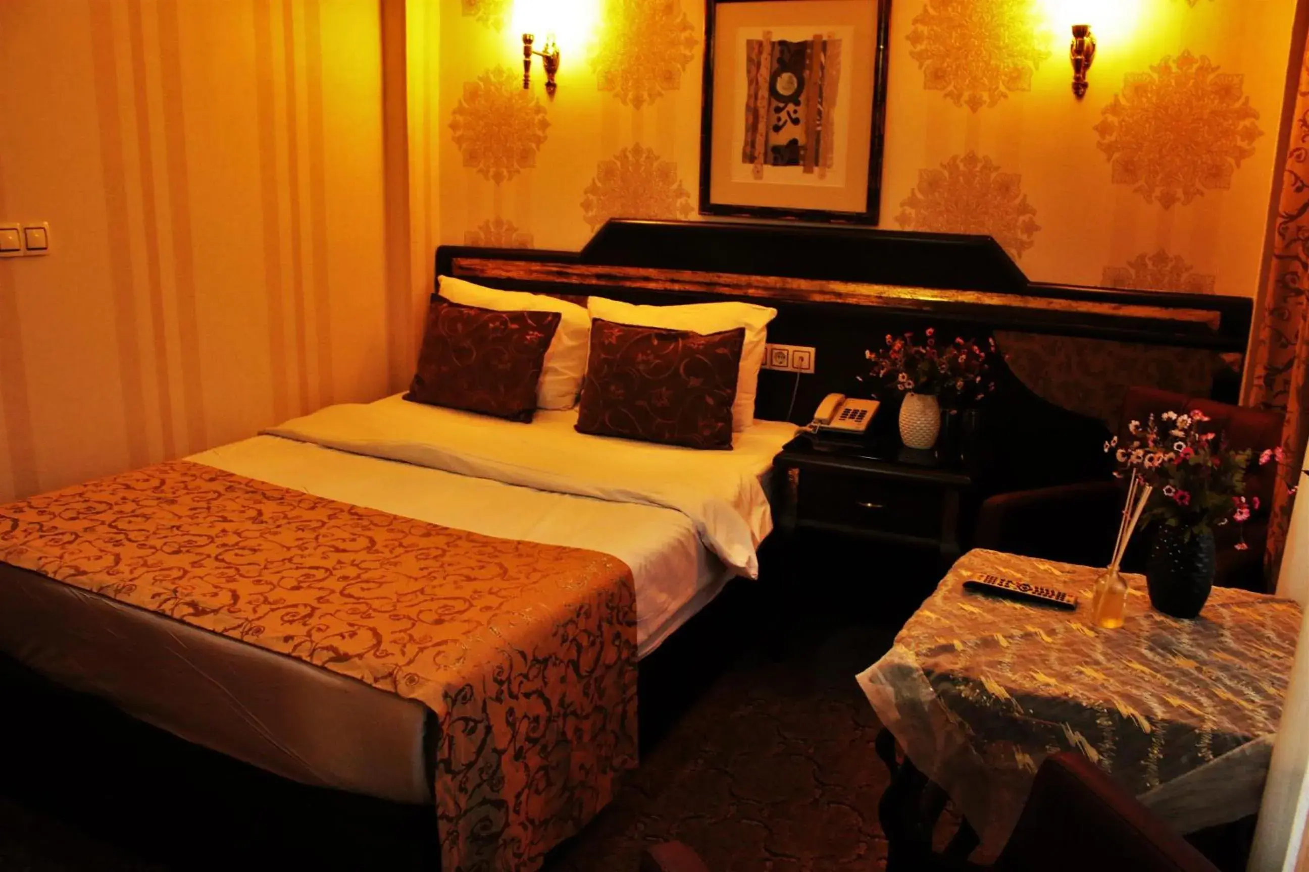 Decorative detail, Bed in Sultanahmet Park Hotel