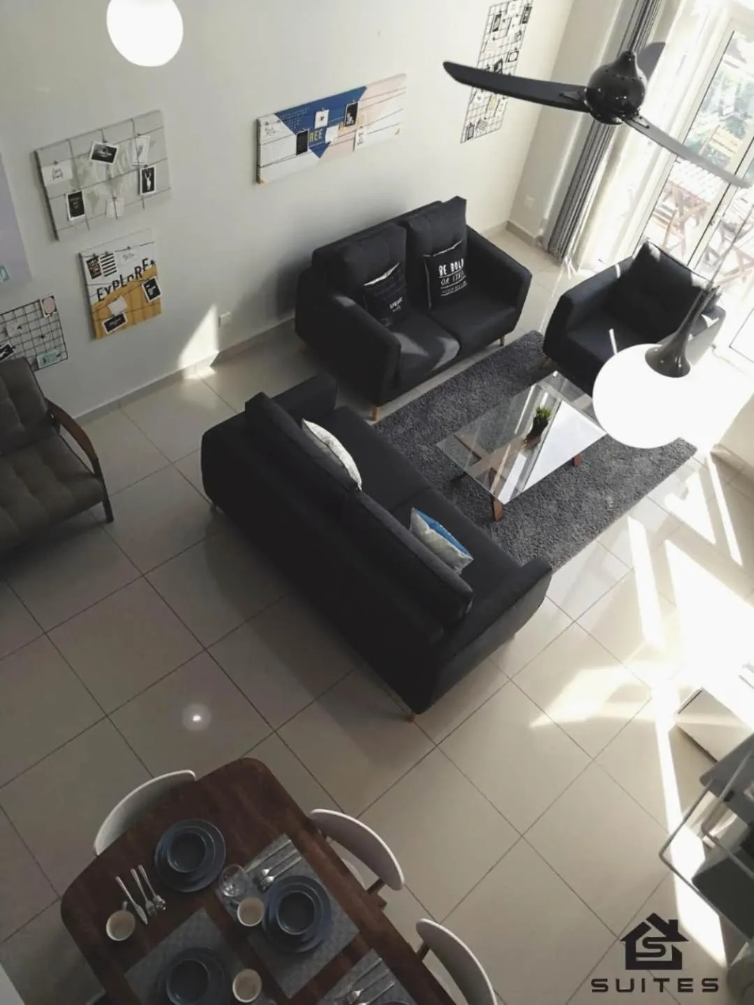 Living room in S-Suites@The Scott Garden