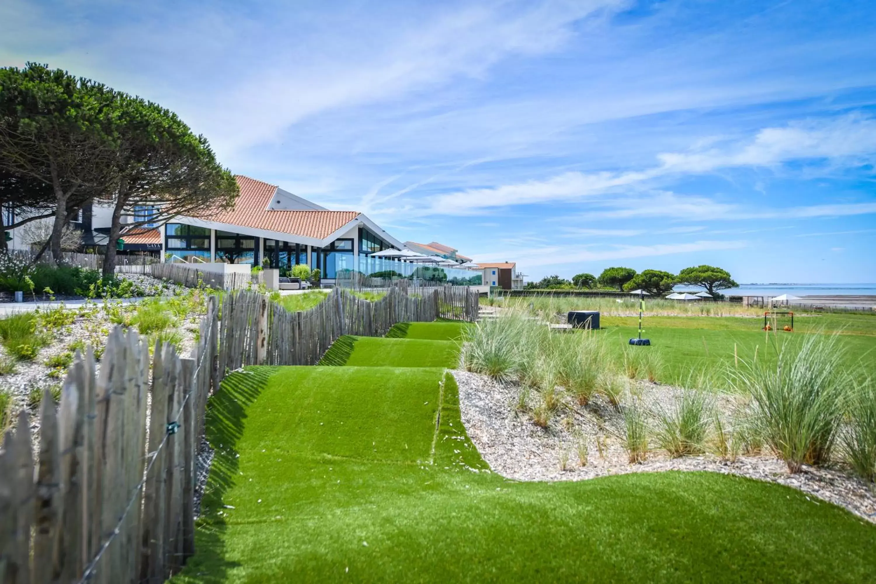 Children play ground, Garden in La Grande Terrasse Hotel&Spa La Rochelle MGallery Hotel Collection