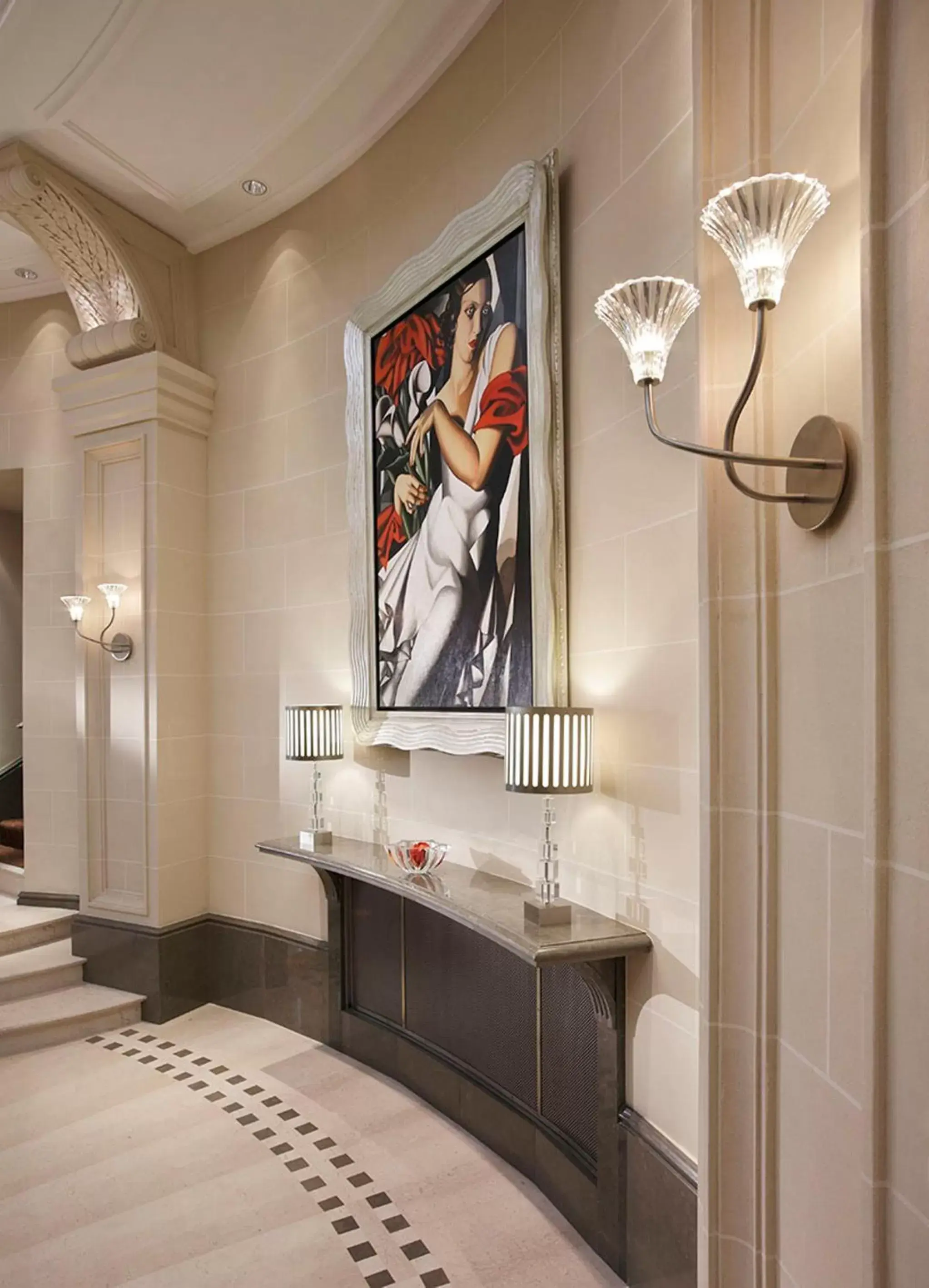 Decorative detail, Bathroom in Hôtel Château Frontenac