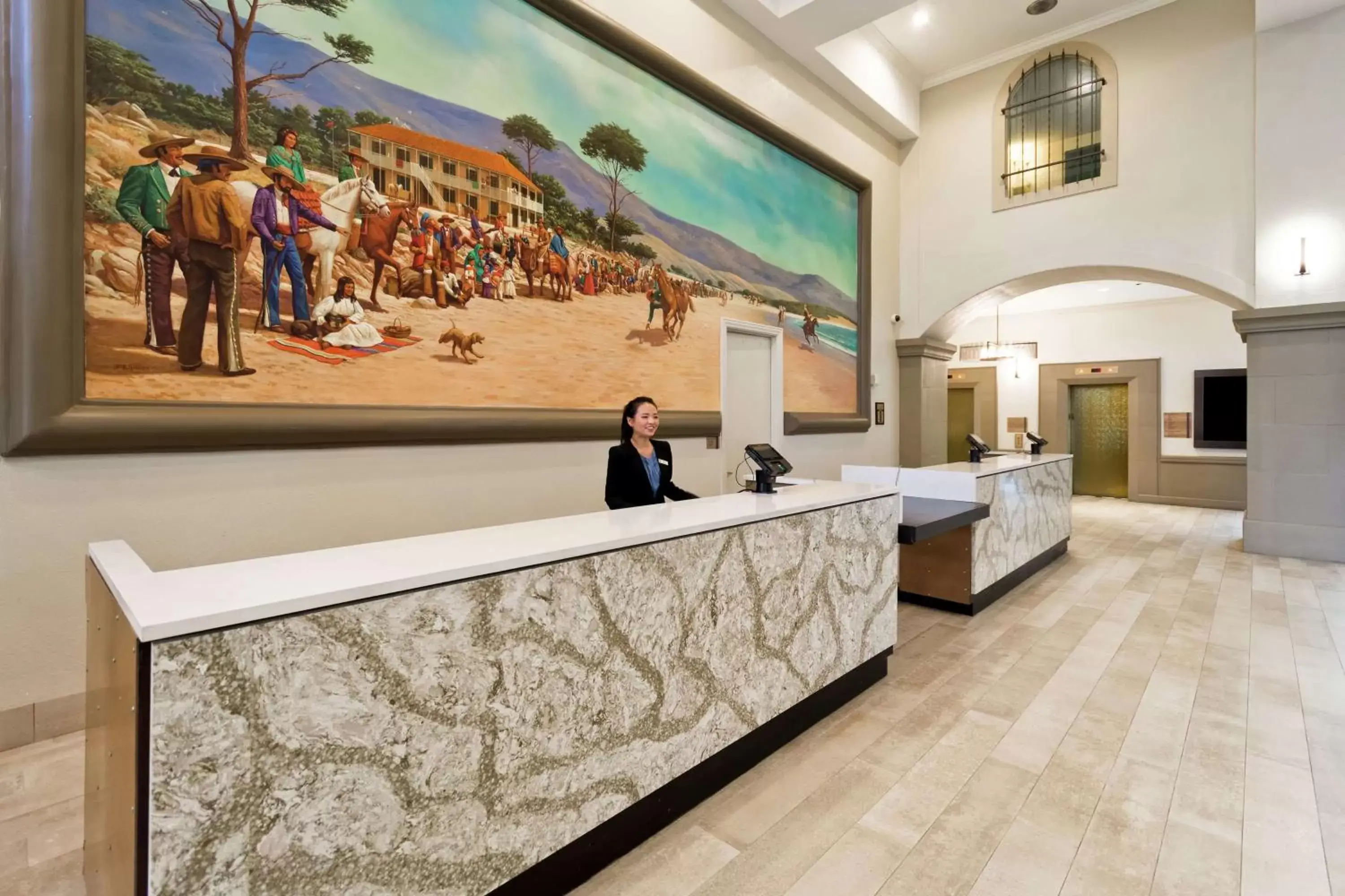 Lobby or reception in Embassy Suites by Hilton Milpitas Silicon Valley