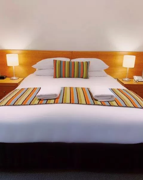 Bed in Red Earth Motel