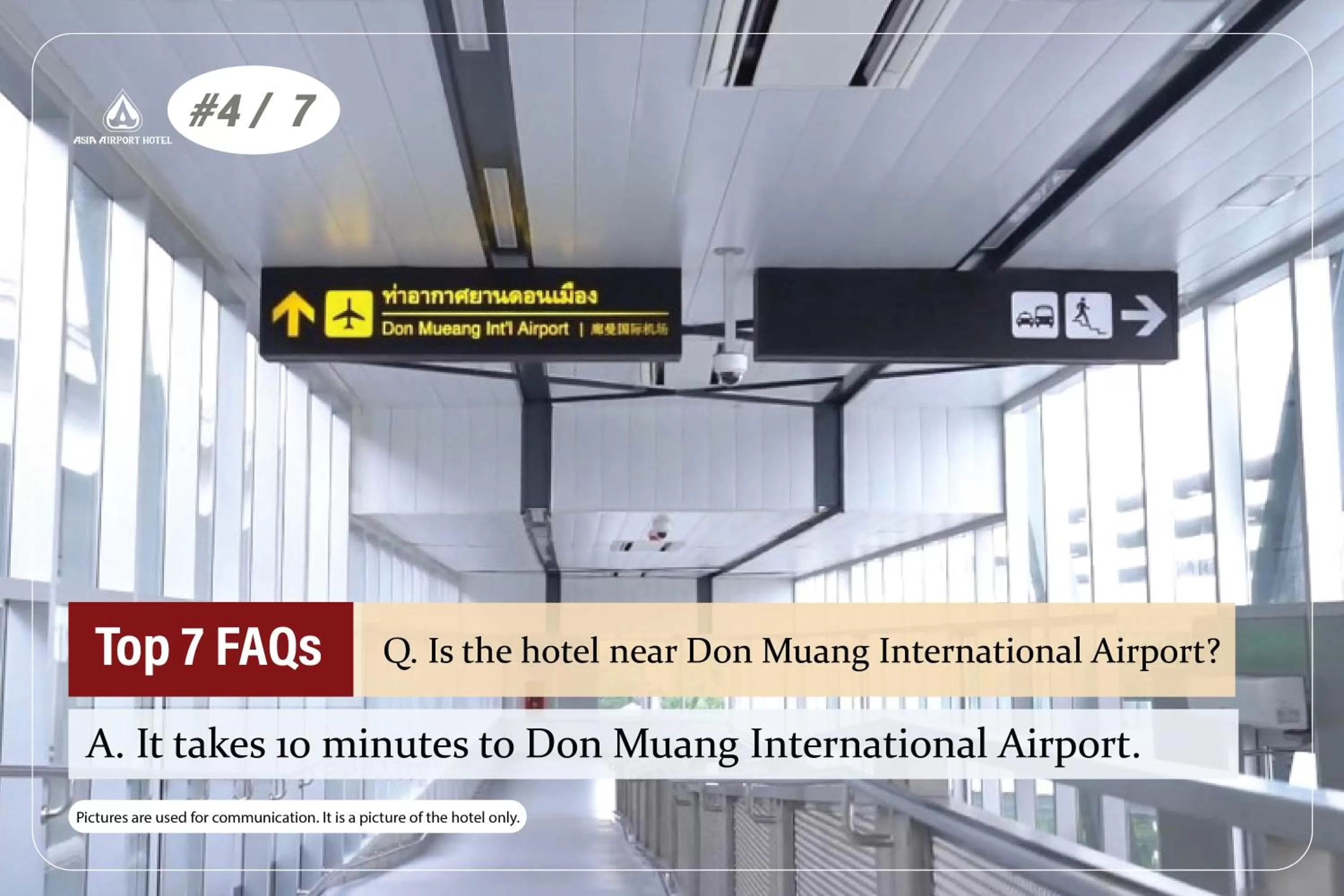 Text overlay in Asia Airport Hotel