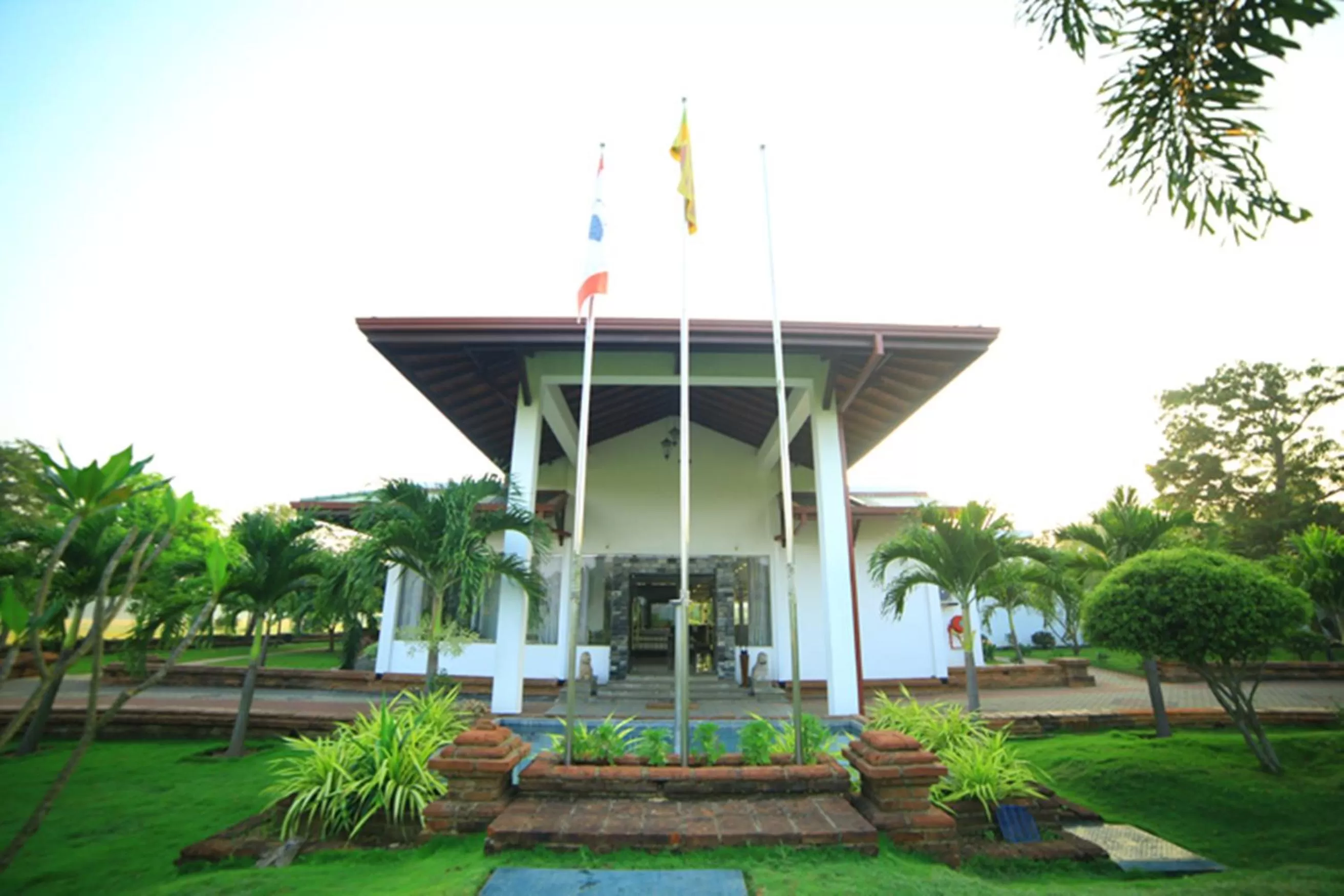 Facade/entrance in Ruins Chaaya Hotel