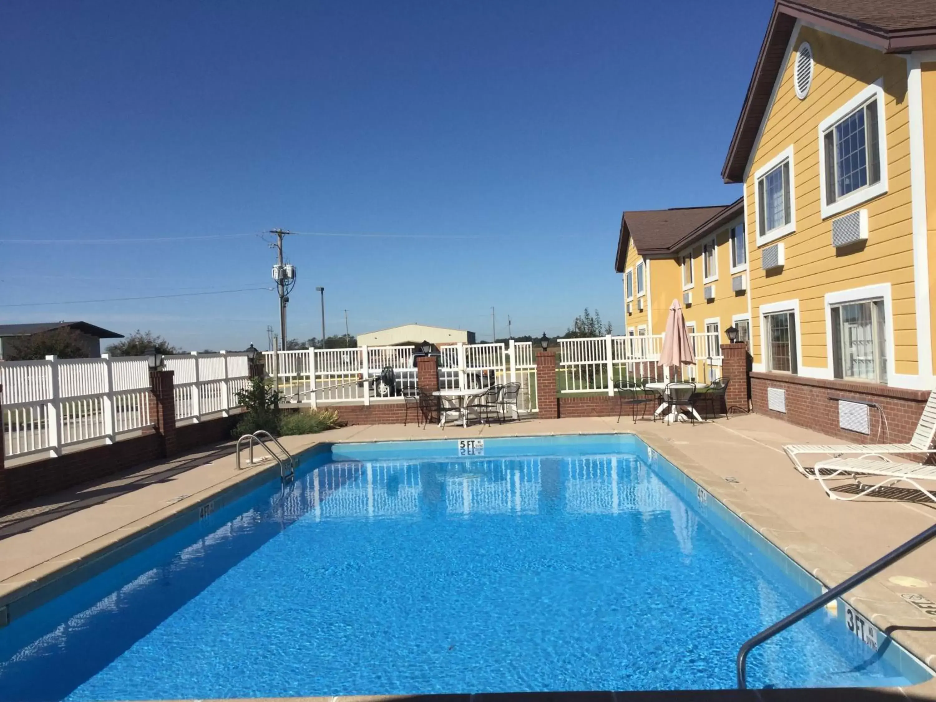 Swimming pool in Days Inn by Wyndham Lake Village Swimming pool in Days Inn by Wyndham Lake Village