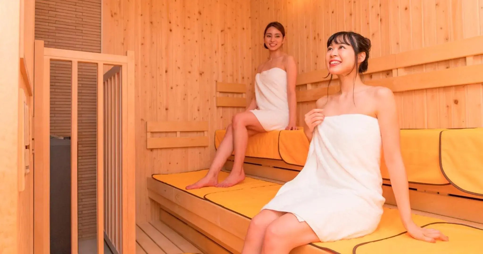 Sauna, Guests in HOTEL SANSUI NAHA　Ryukyu Hot Spring Naminoueyu