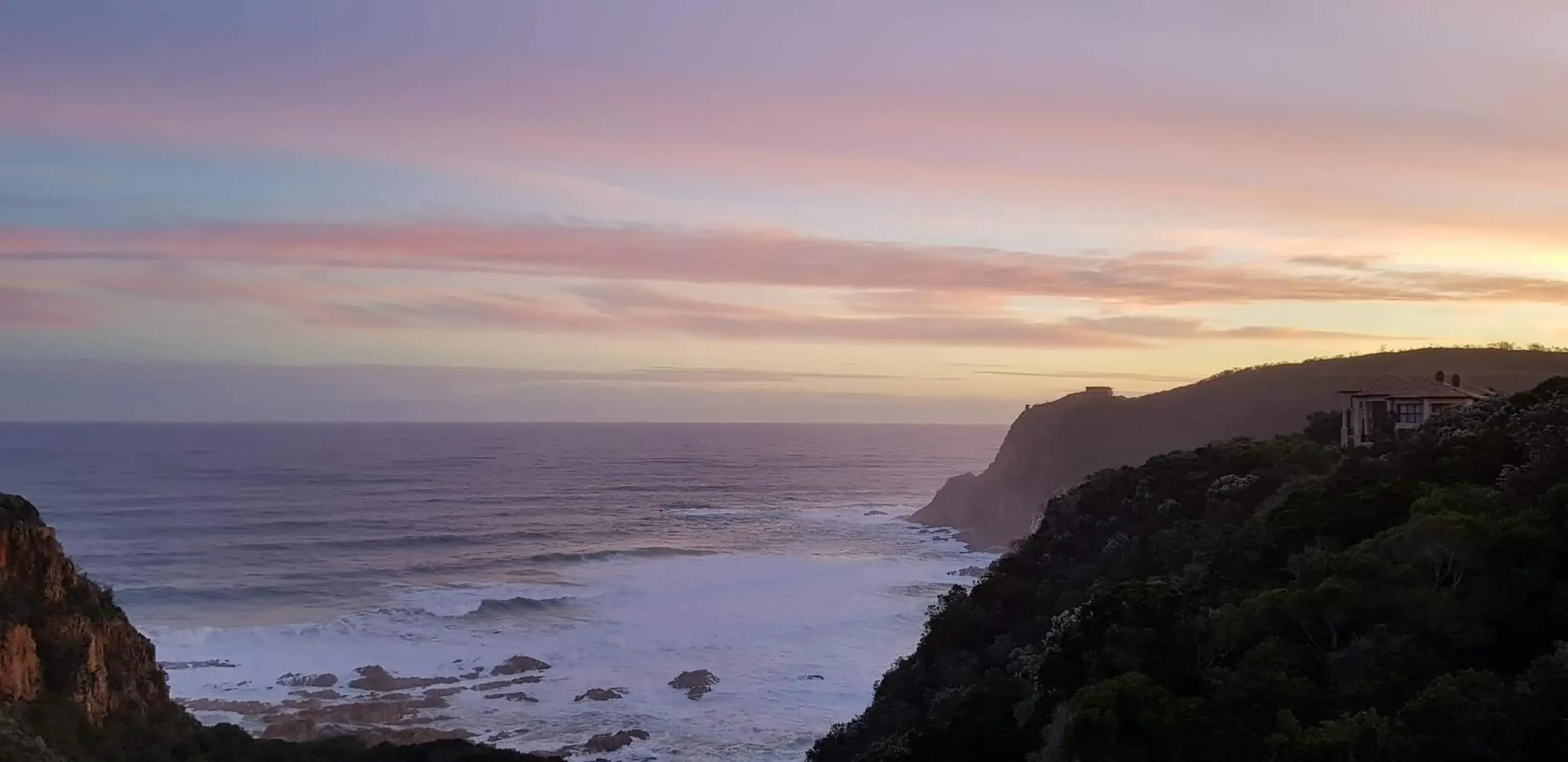 Sea view in Headlands House Guest Lodge