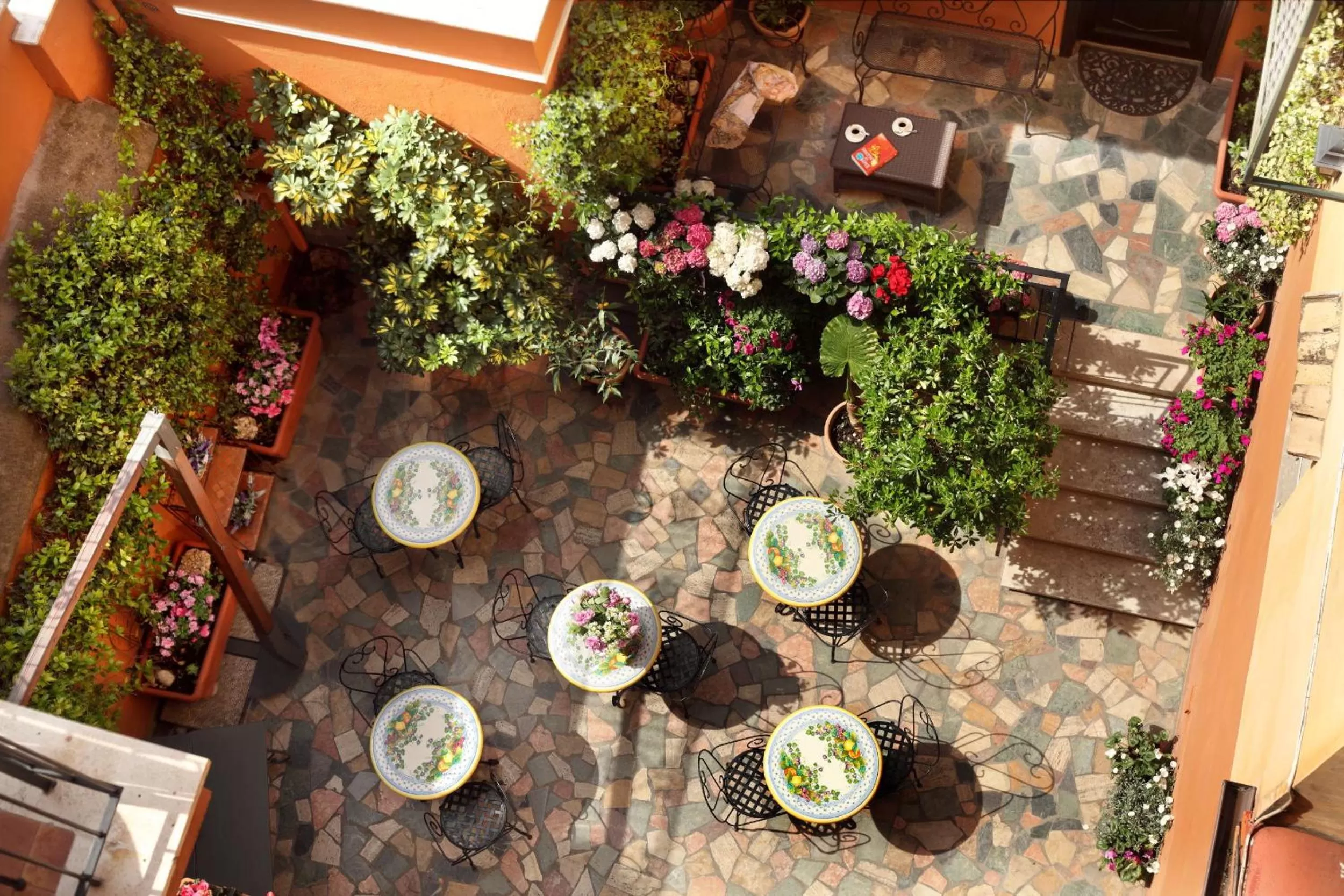 Garden in Hotel Modigliani