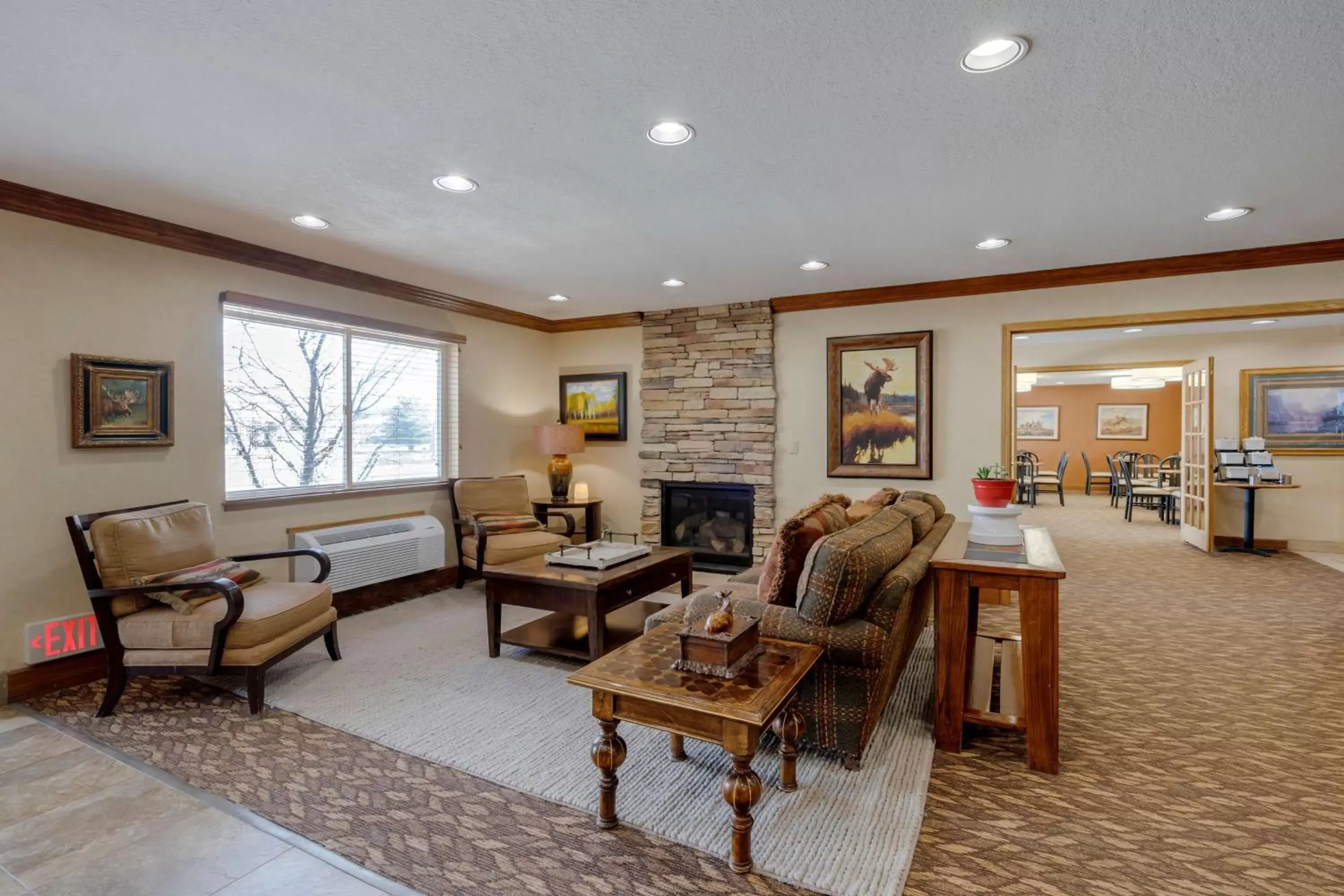 Lobby or reception, Seating Area in Best Western Pinedale Inn