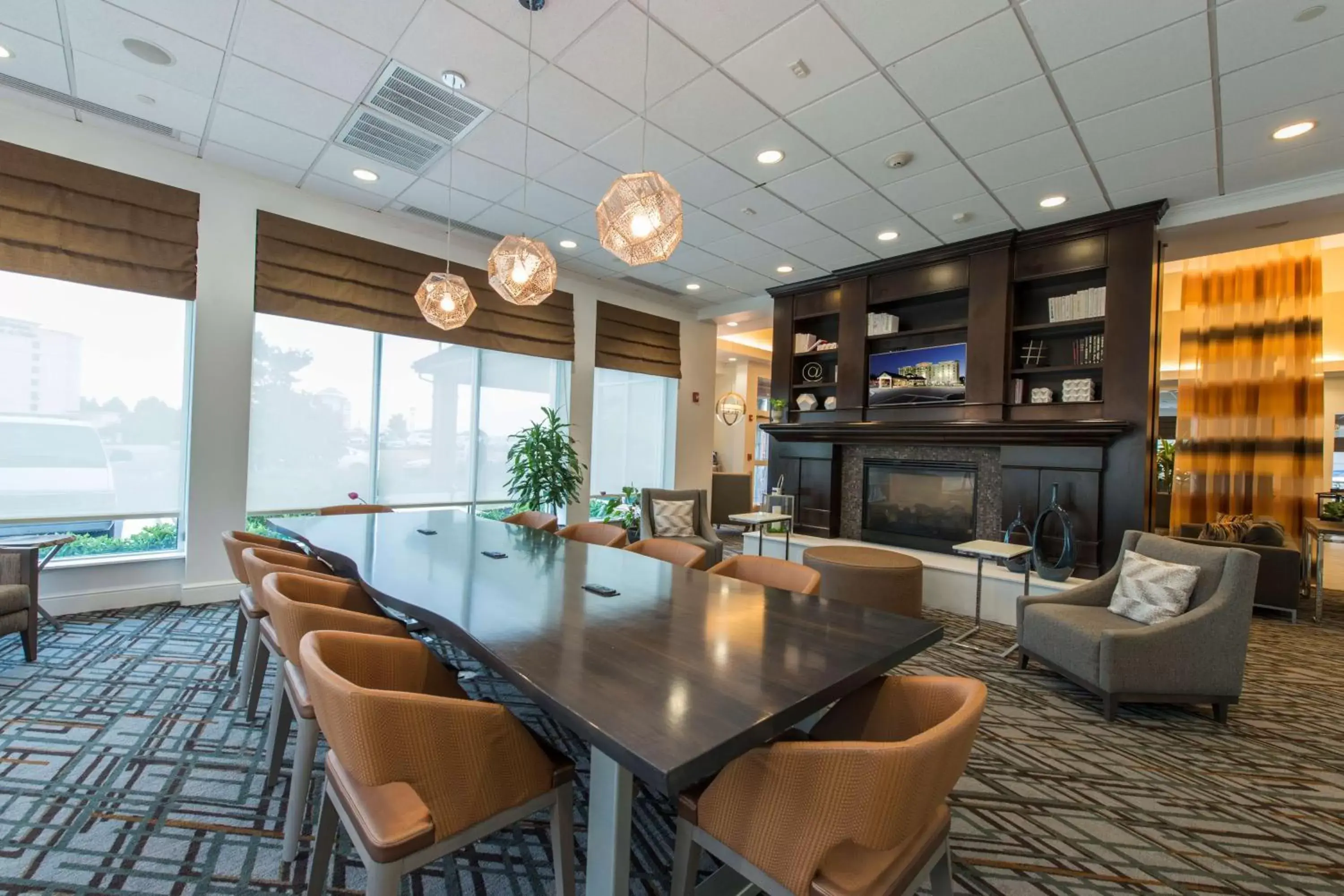 Lobby or reception in Hilton Garden Inn Atlanta Airport North