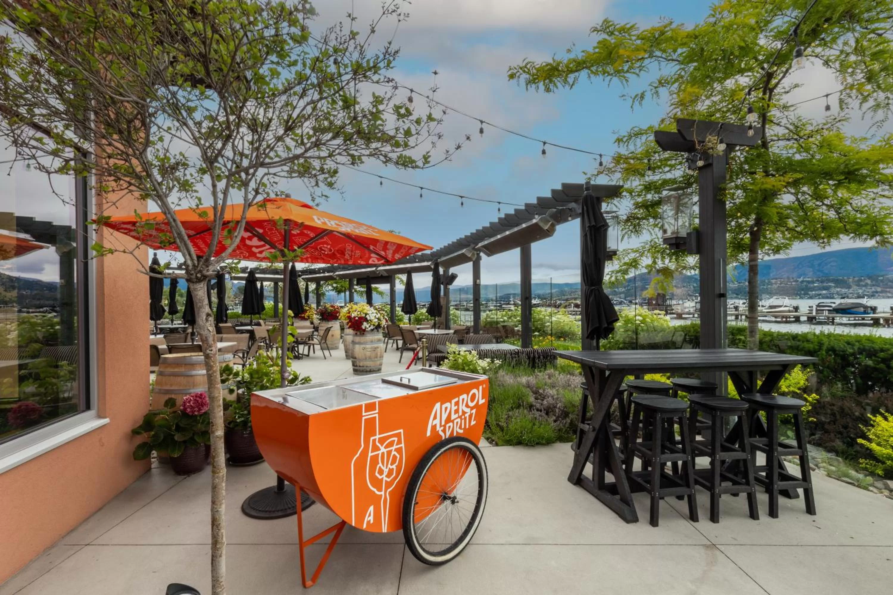 Patio in Manteo at Eldorado Resort