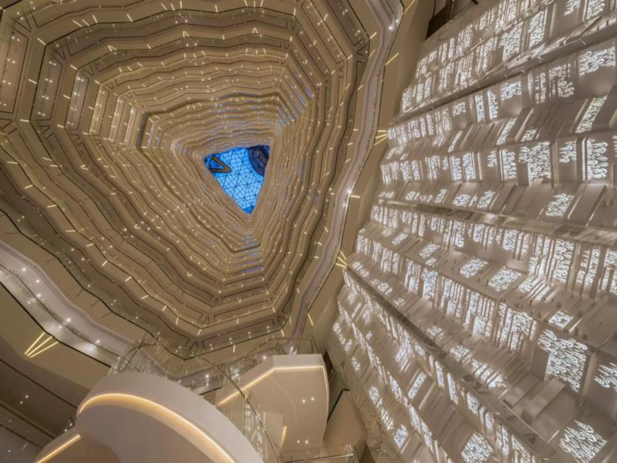 Bird's eye view in Four Seasons Hotel Guangzhou Bird's eye view in Four Seasons Hotel Guangzhou