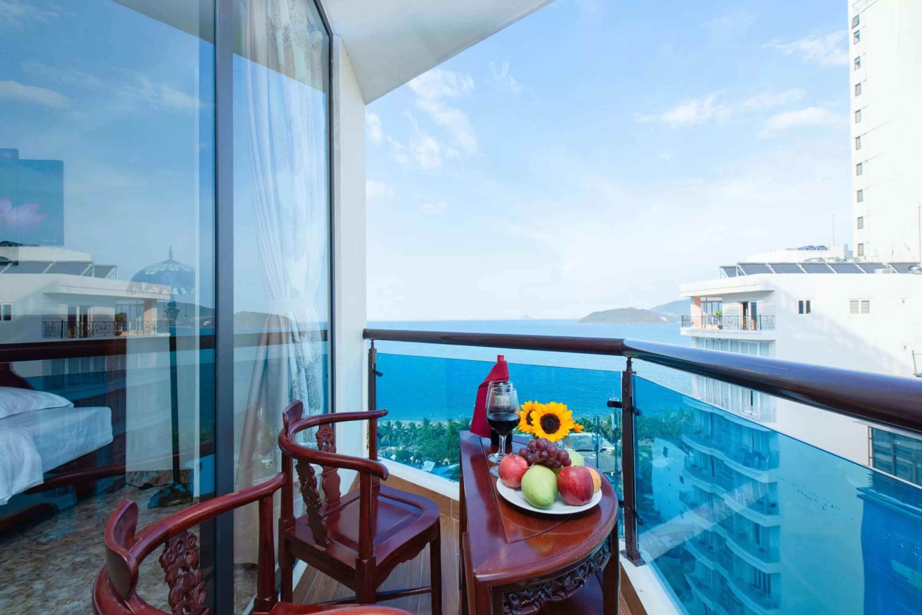 Balcony/Terrace in Red Sun Nha Trang Hotel