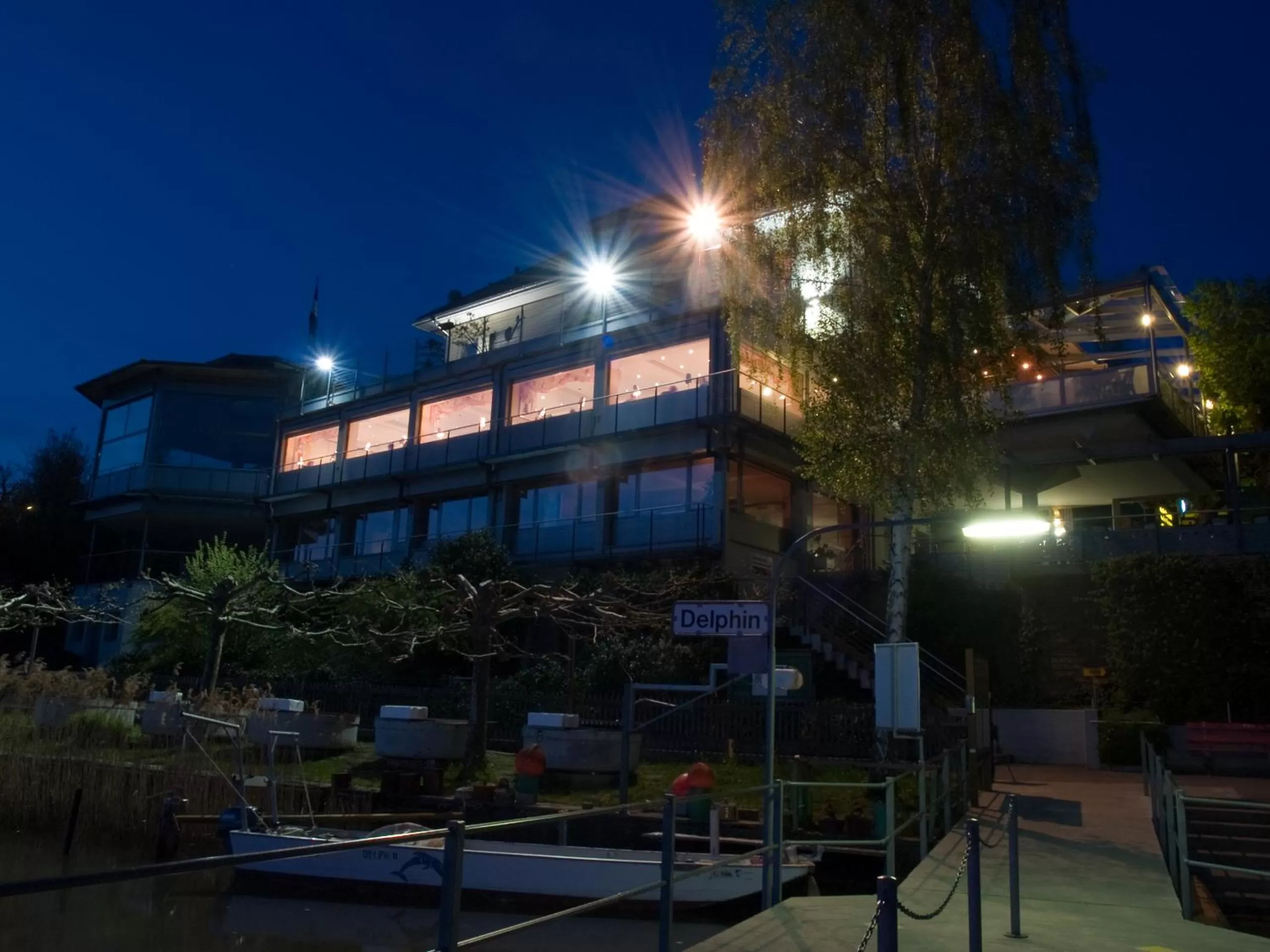 Facade/entrance in Seehotel Delphin