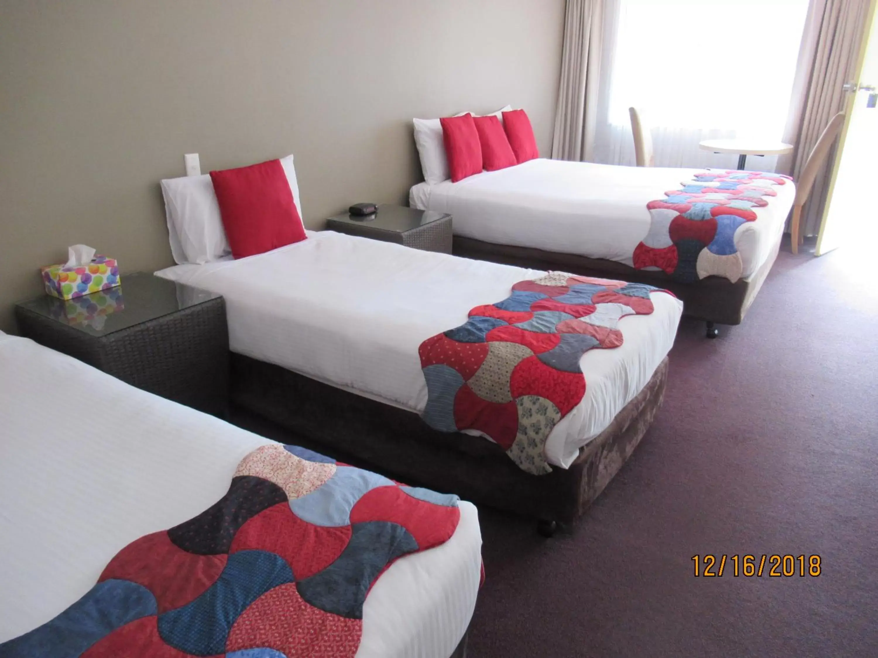 Bed in Moruya Motel