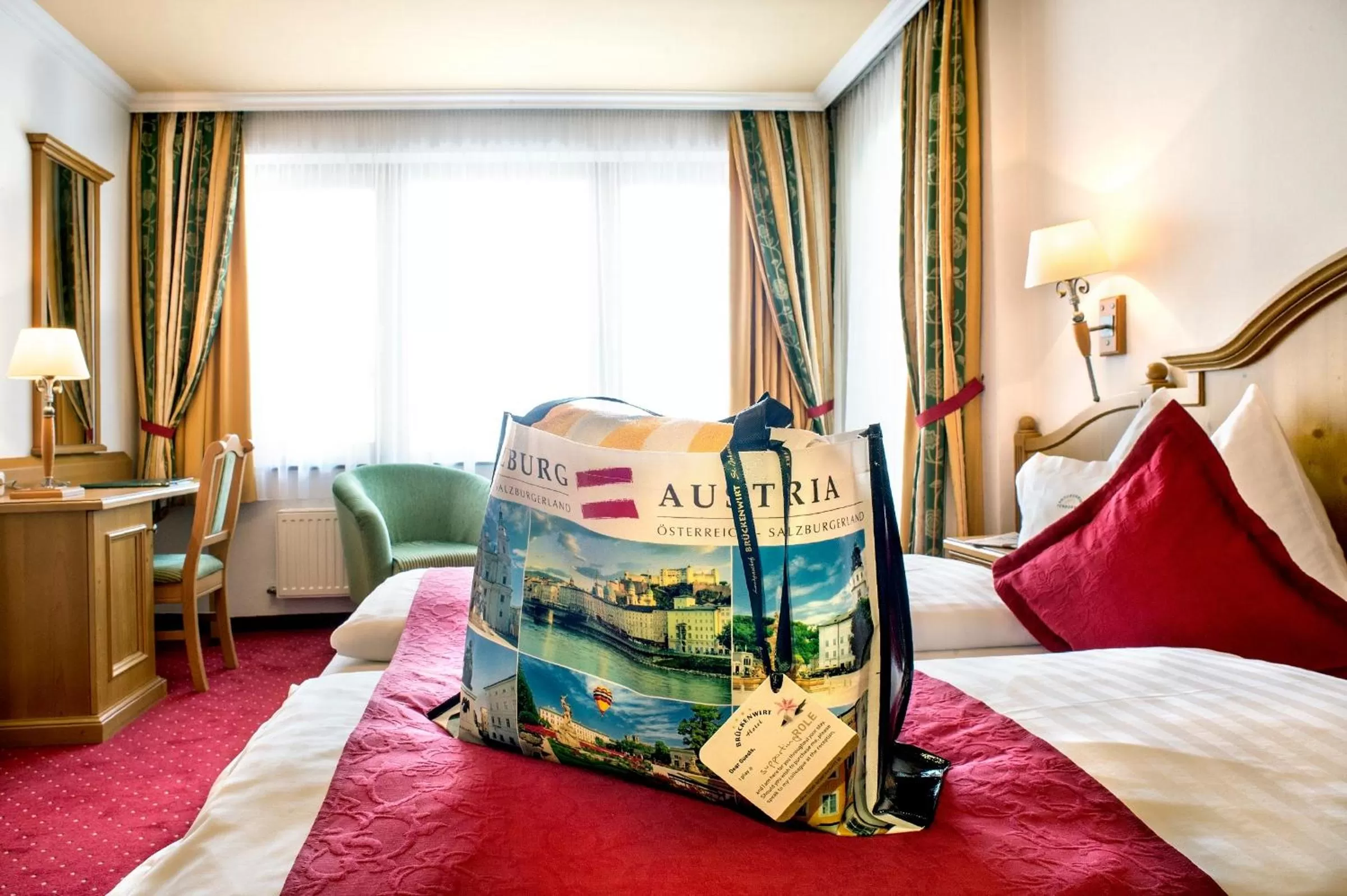 Bed in Hotel Brückenwirt