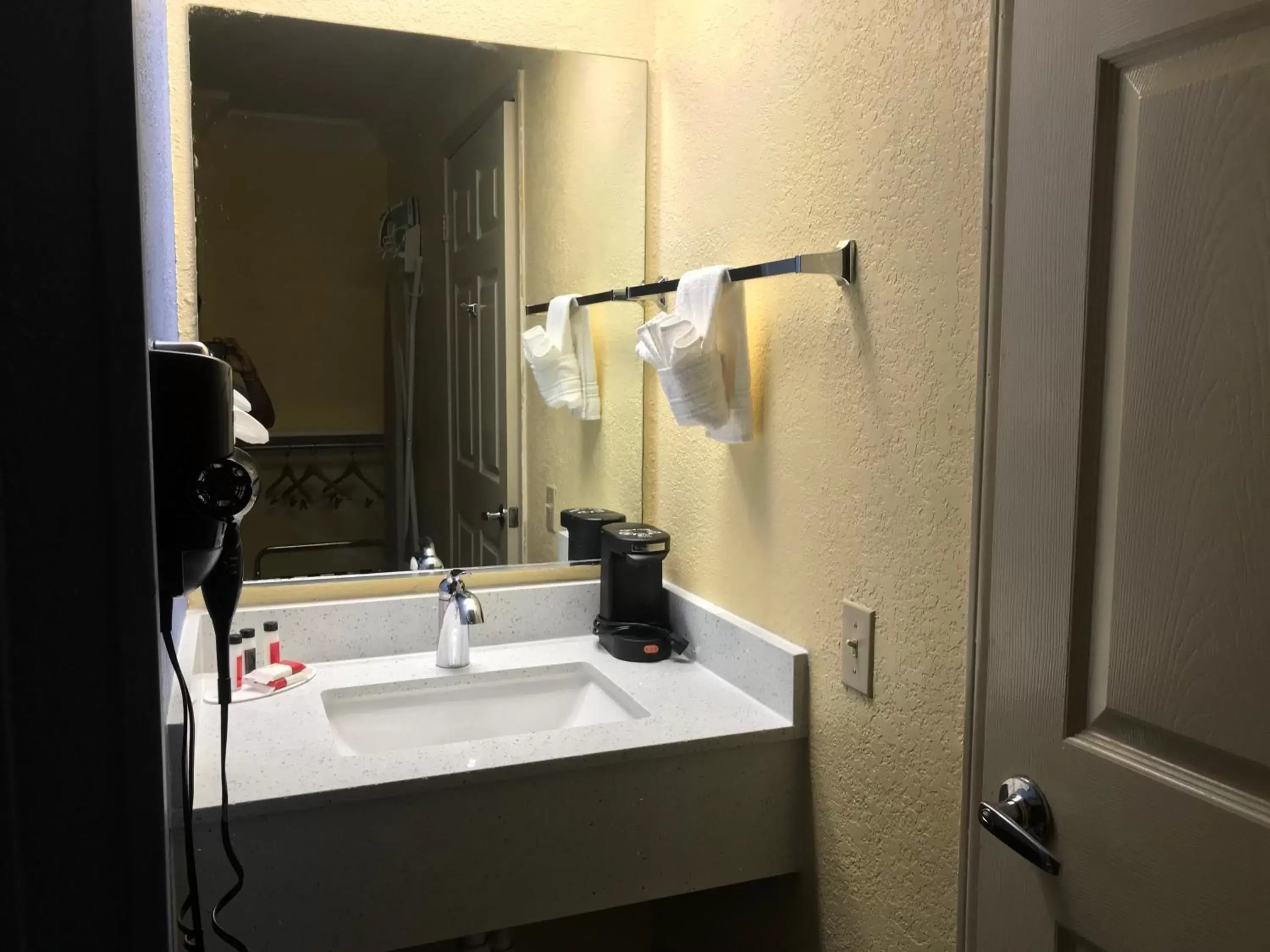 Bathroom in Days Inn by Wyndham San Antonio Airport