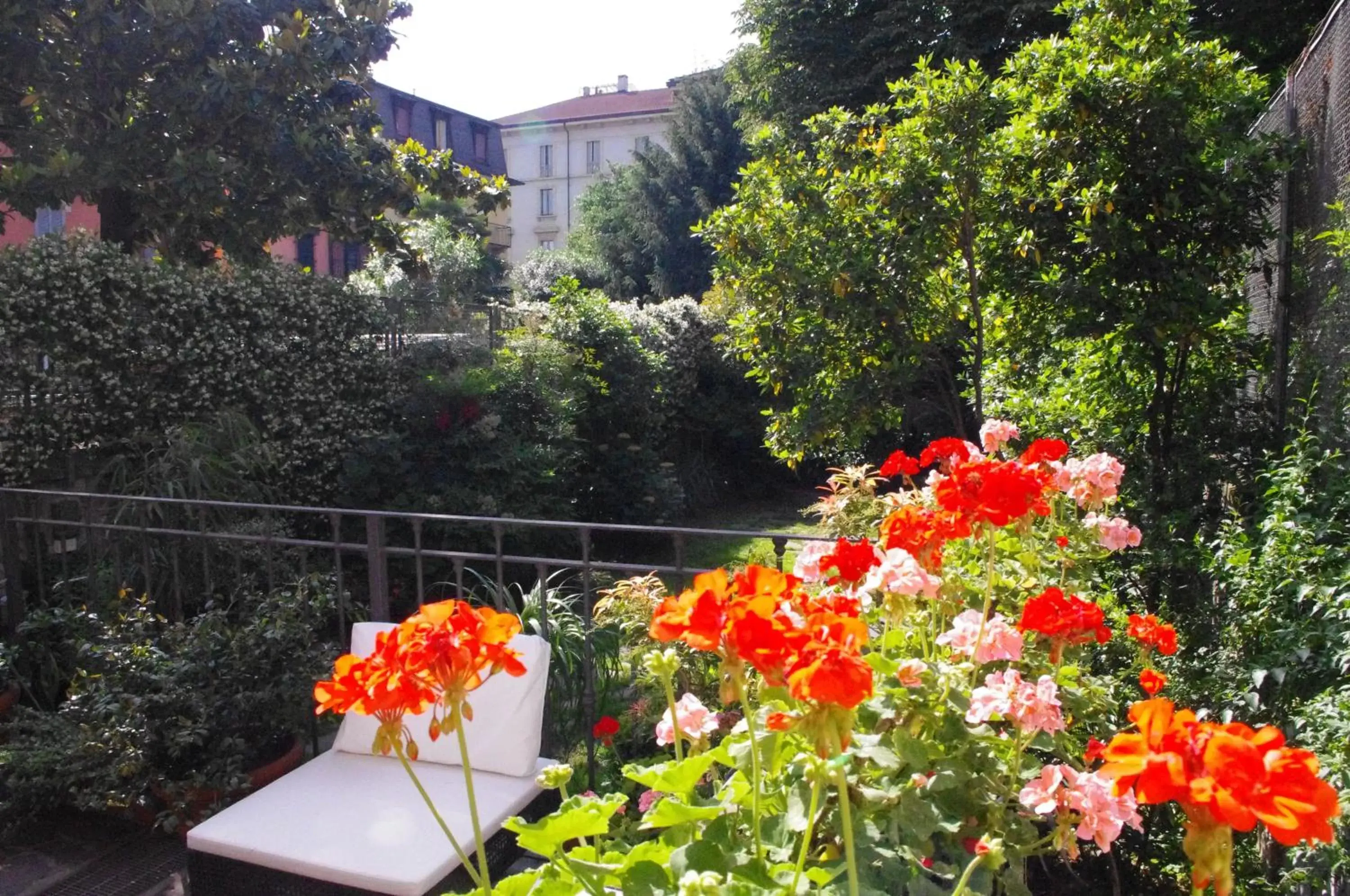 Garden in Teodora B&B