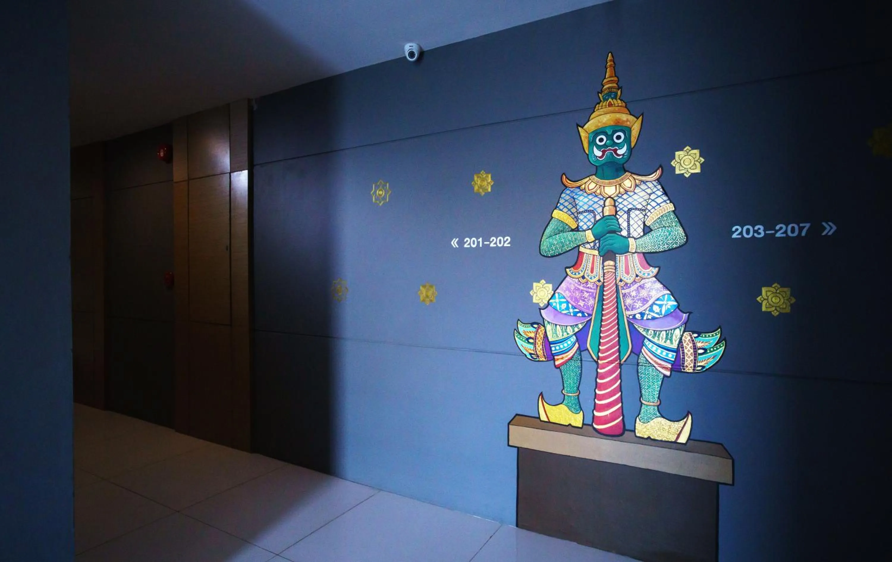 Floor plan in Sanae' Hotel Nimman