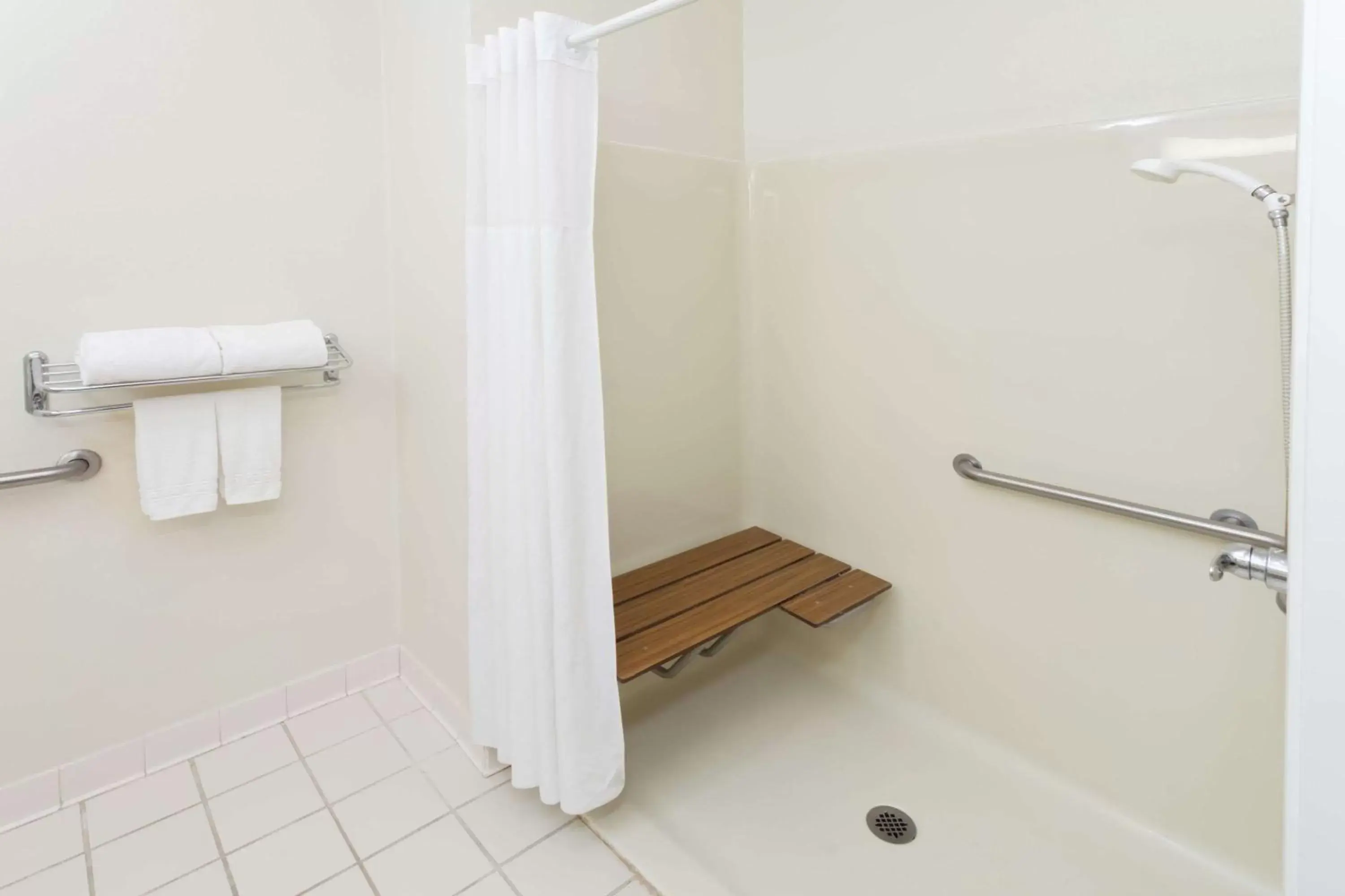 Shower, Bathroom in Super 8 by Wyndham Huntington