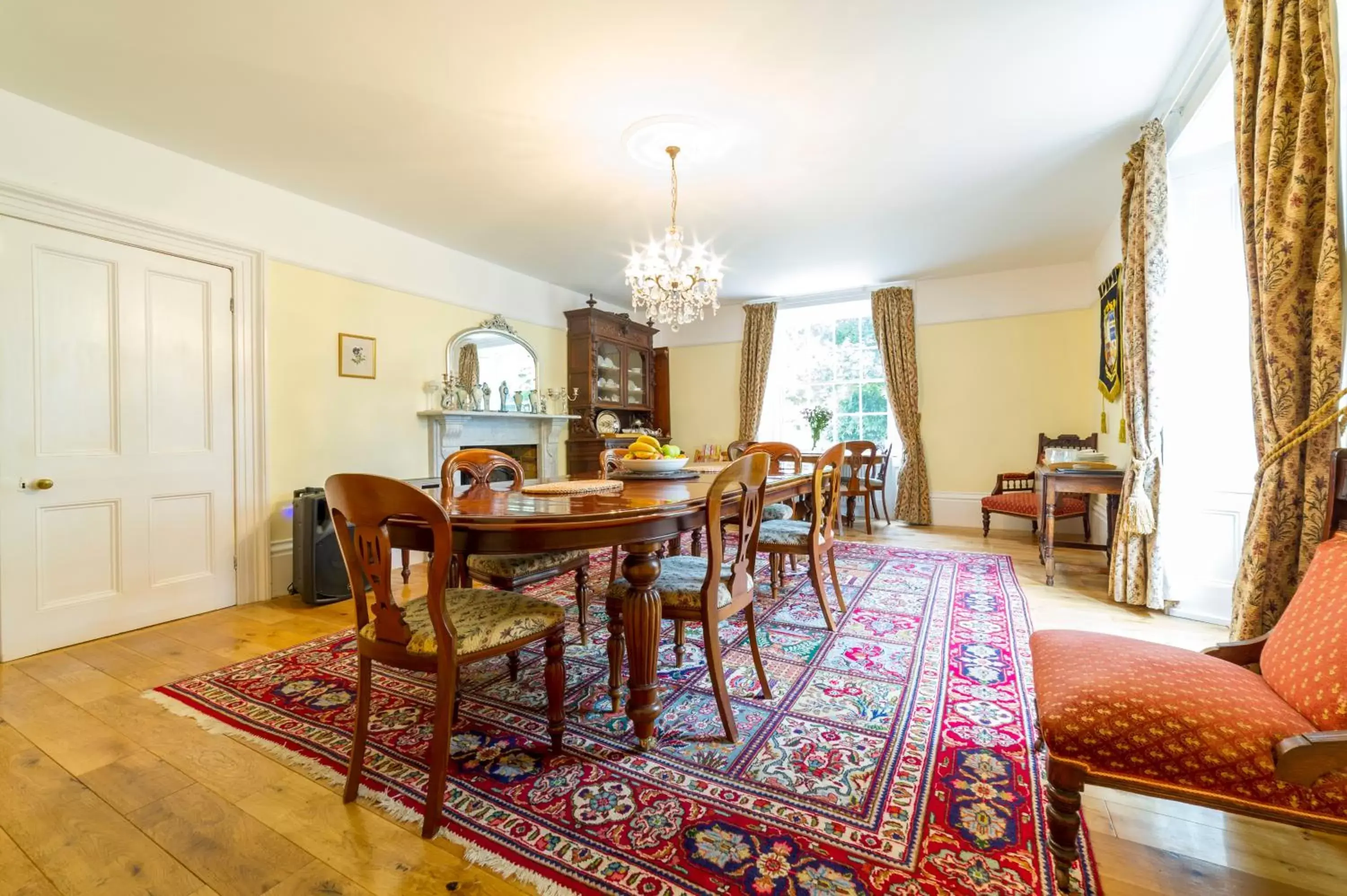 Dining Area in Molland Manor House Bed & Breakfast