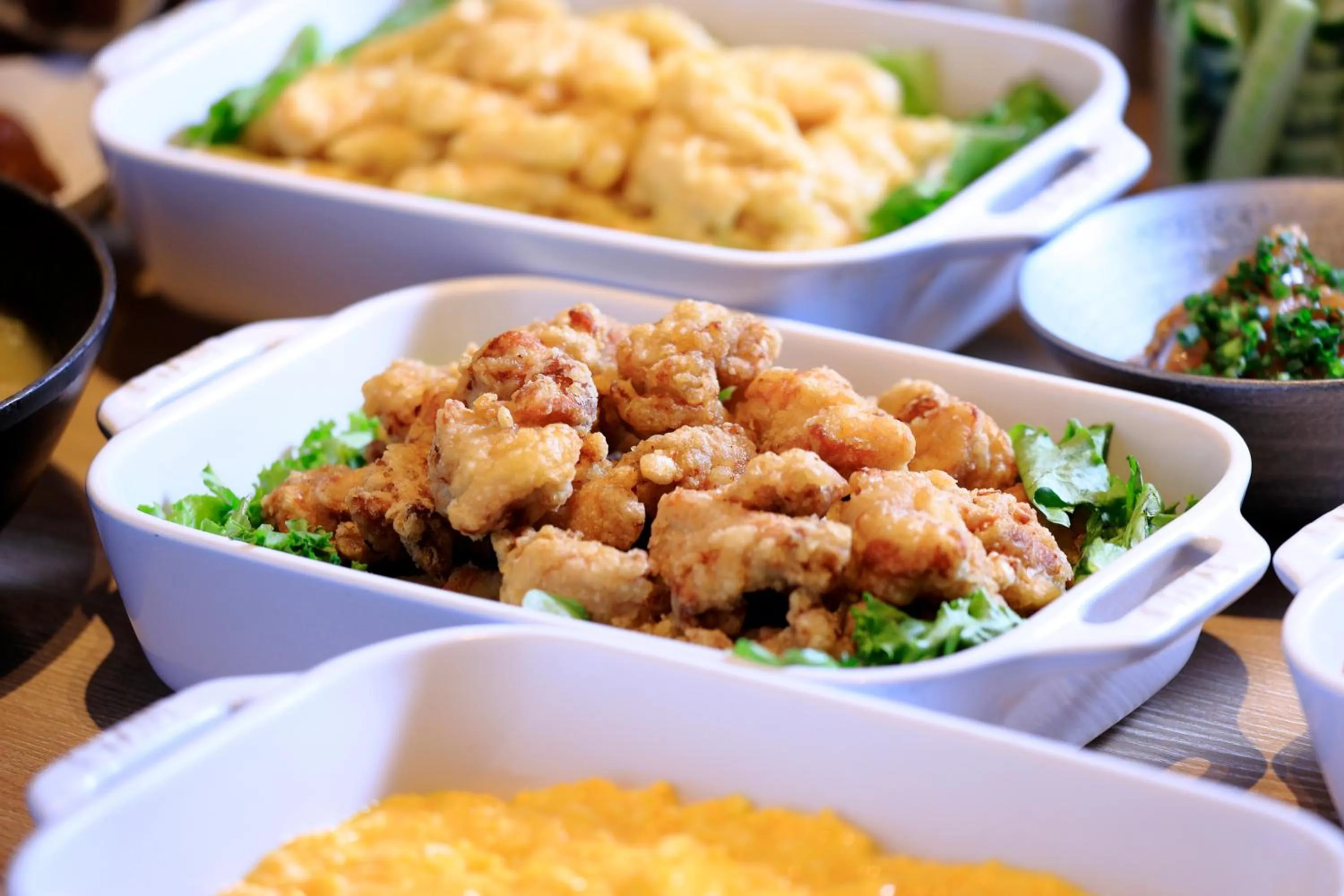 Buffet breakfast in ART Hotel Oita