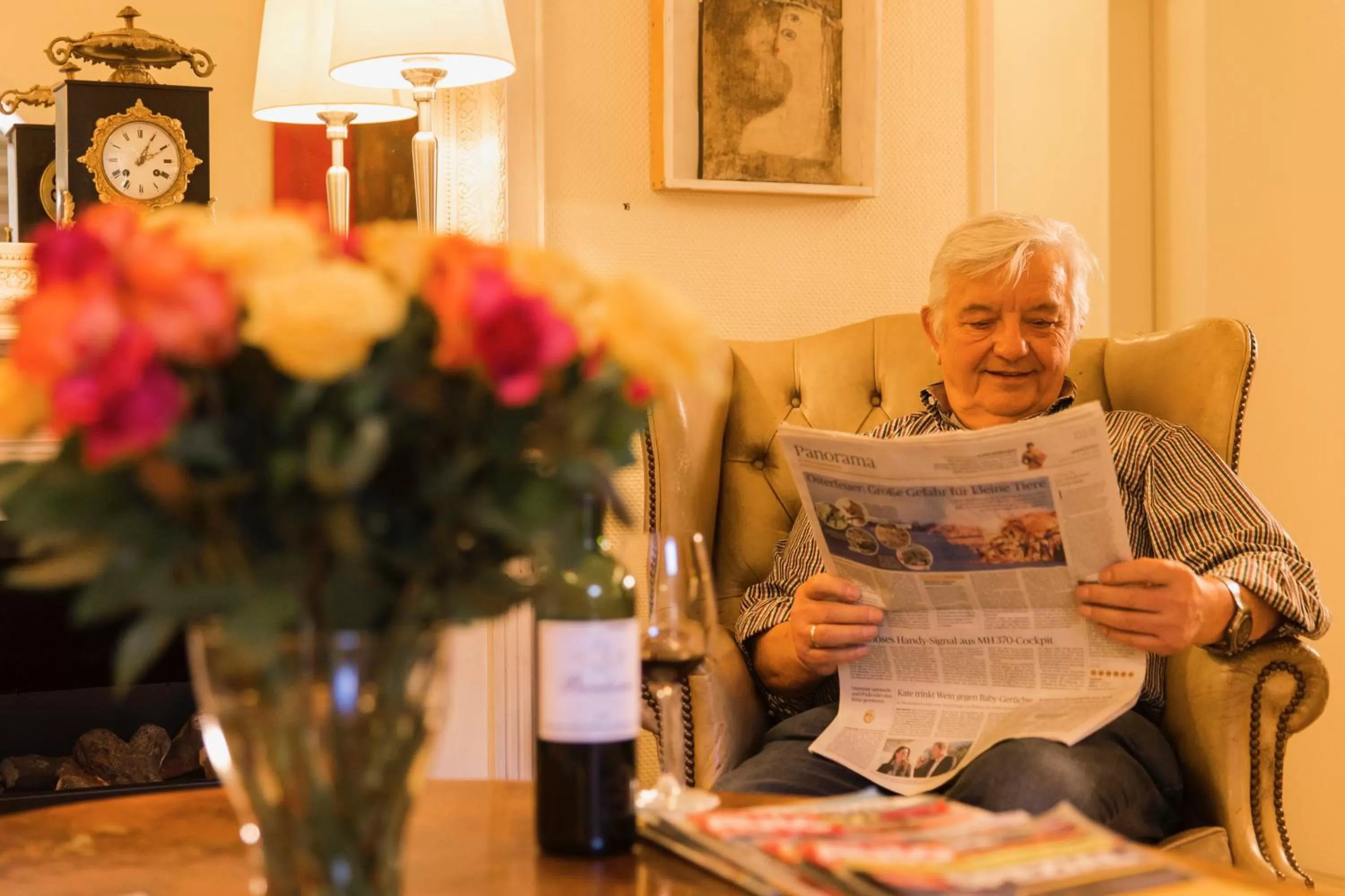 Lobby or reception in Hotel Villa Meererbusch