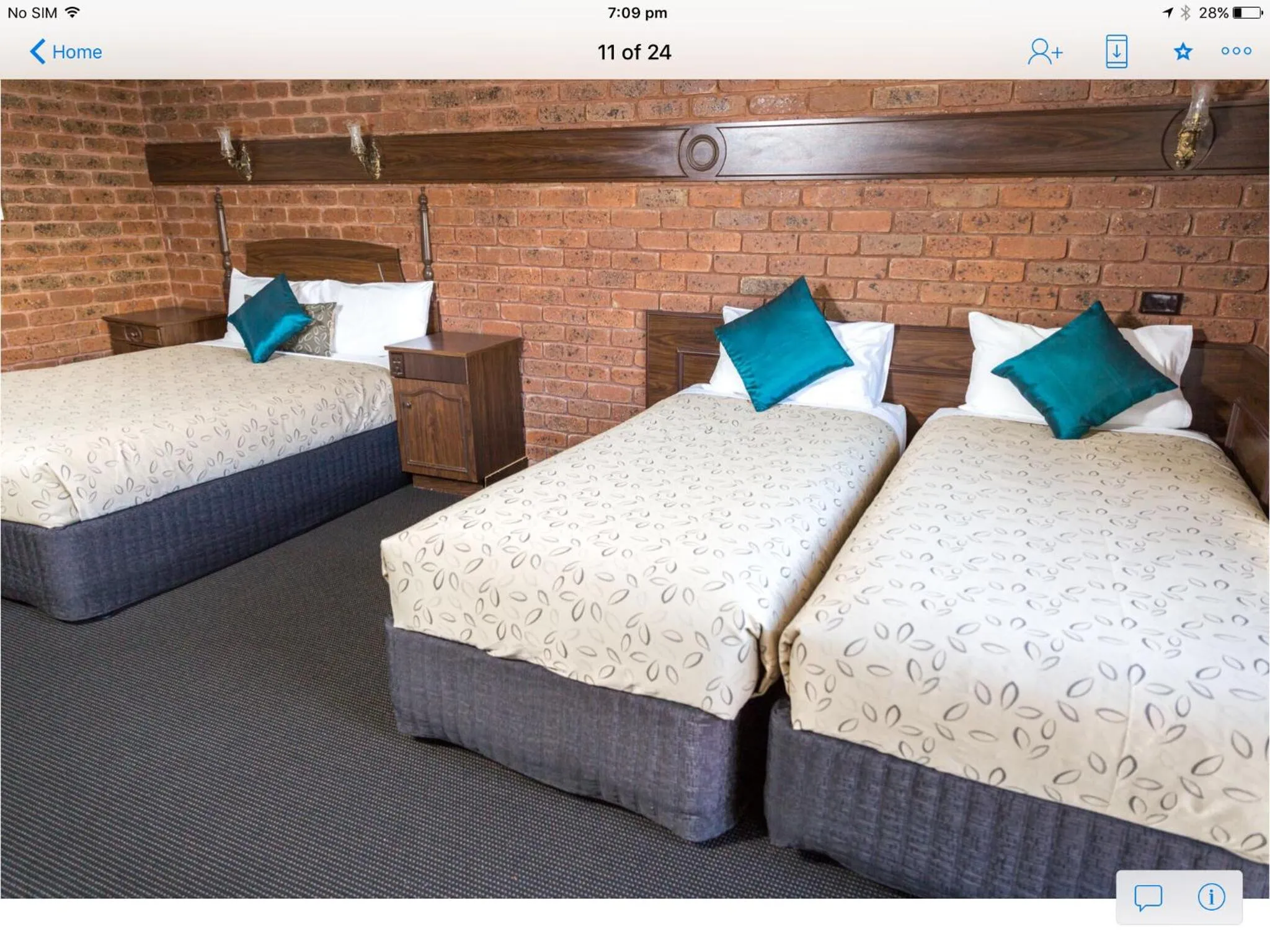 Bed in Albury Townhouse Motel