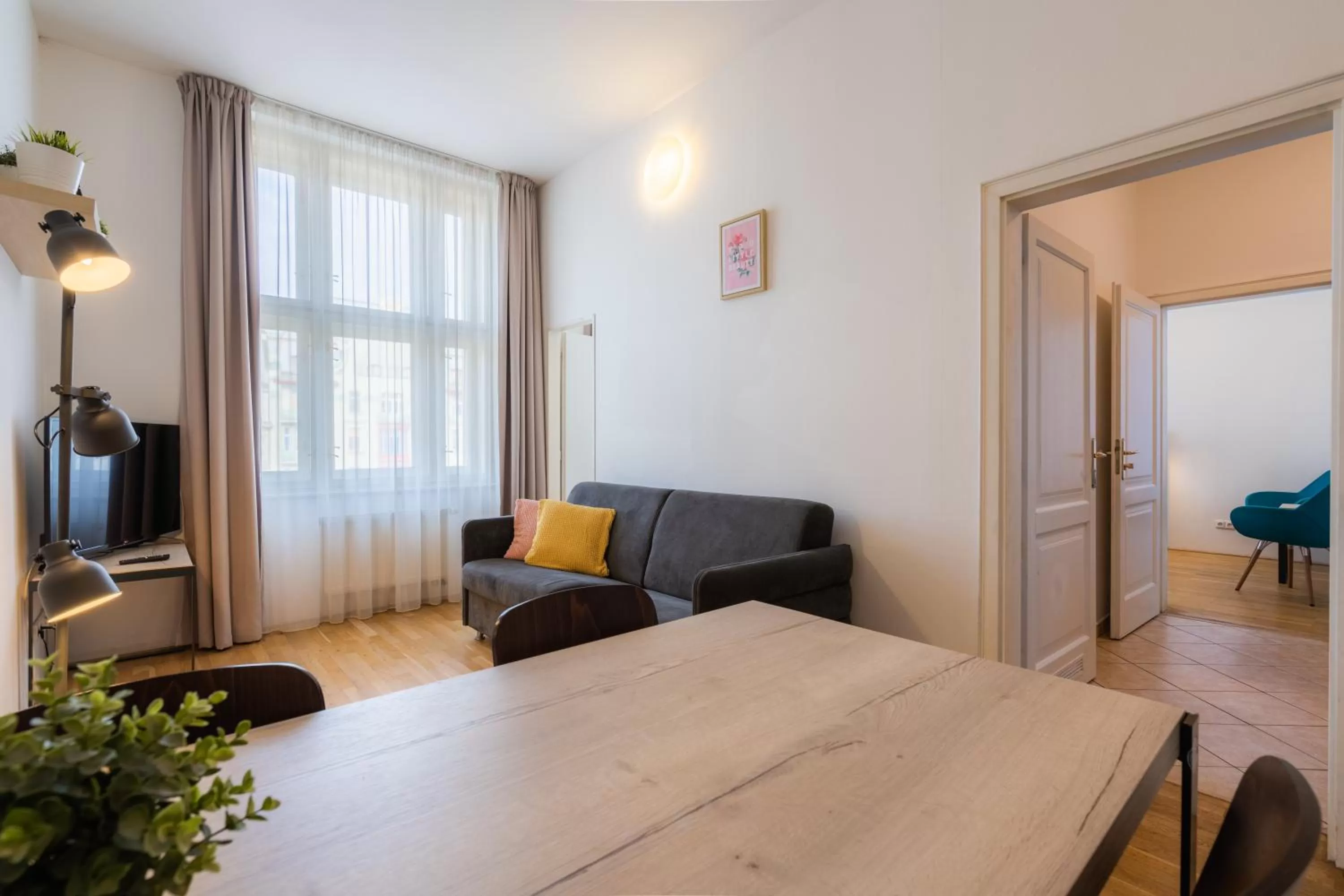 Seating area in EA ApartHotel Melantrich