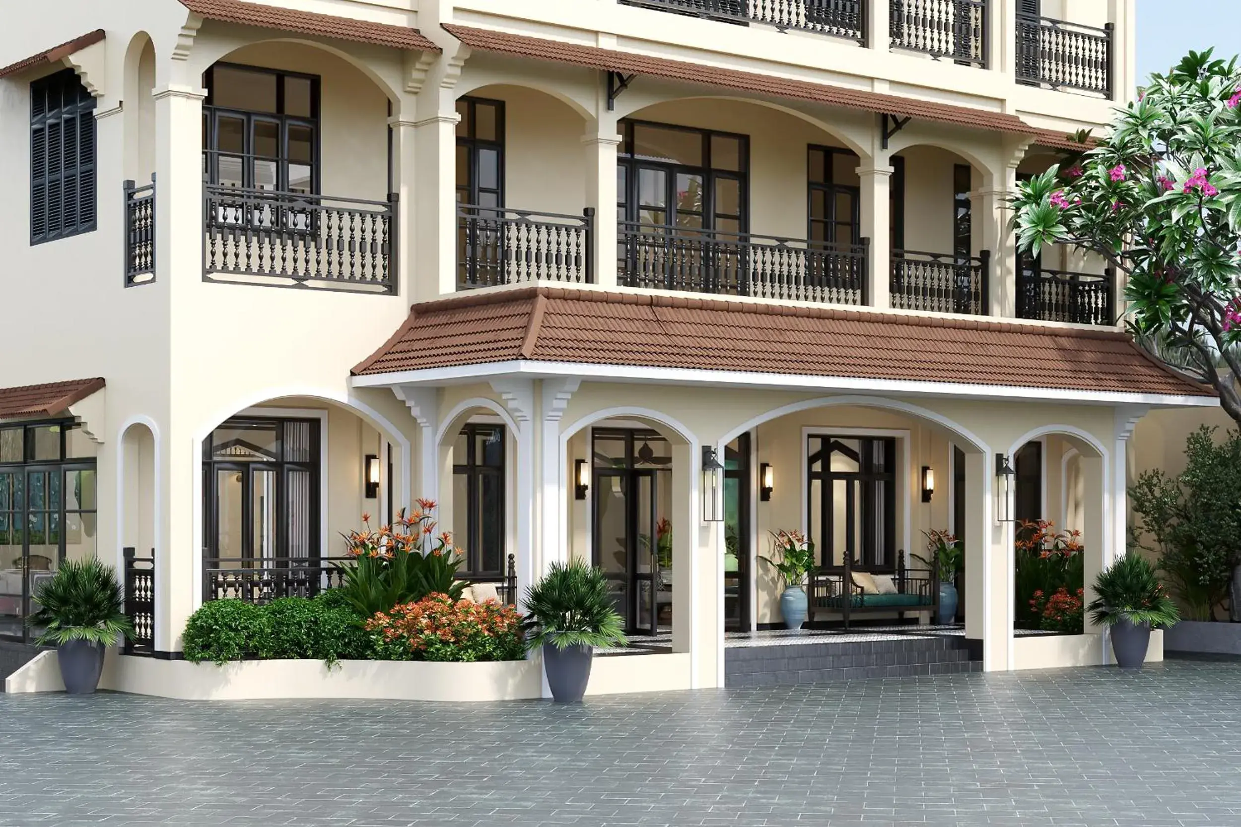 Facade/entrance, Property Building in Anmira Resort & Spa Hoi An