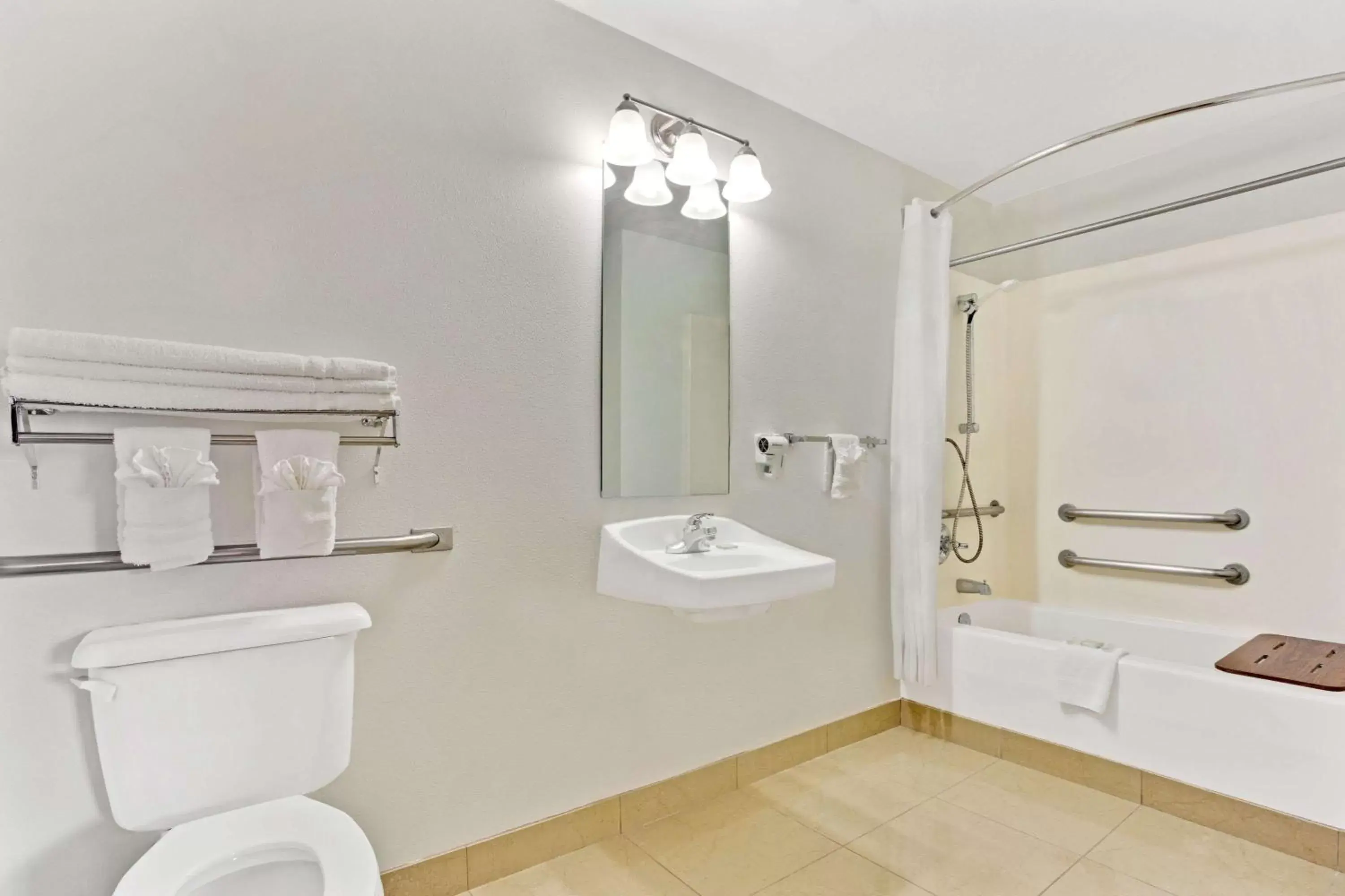 Photo of the whole room, Bathroom in Super 8 by Wyndham Tucson/Grant Road Area AZ