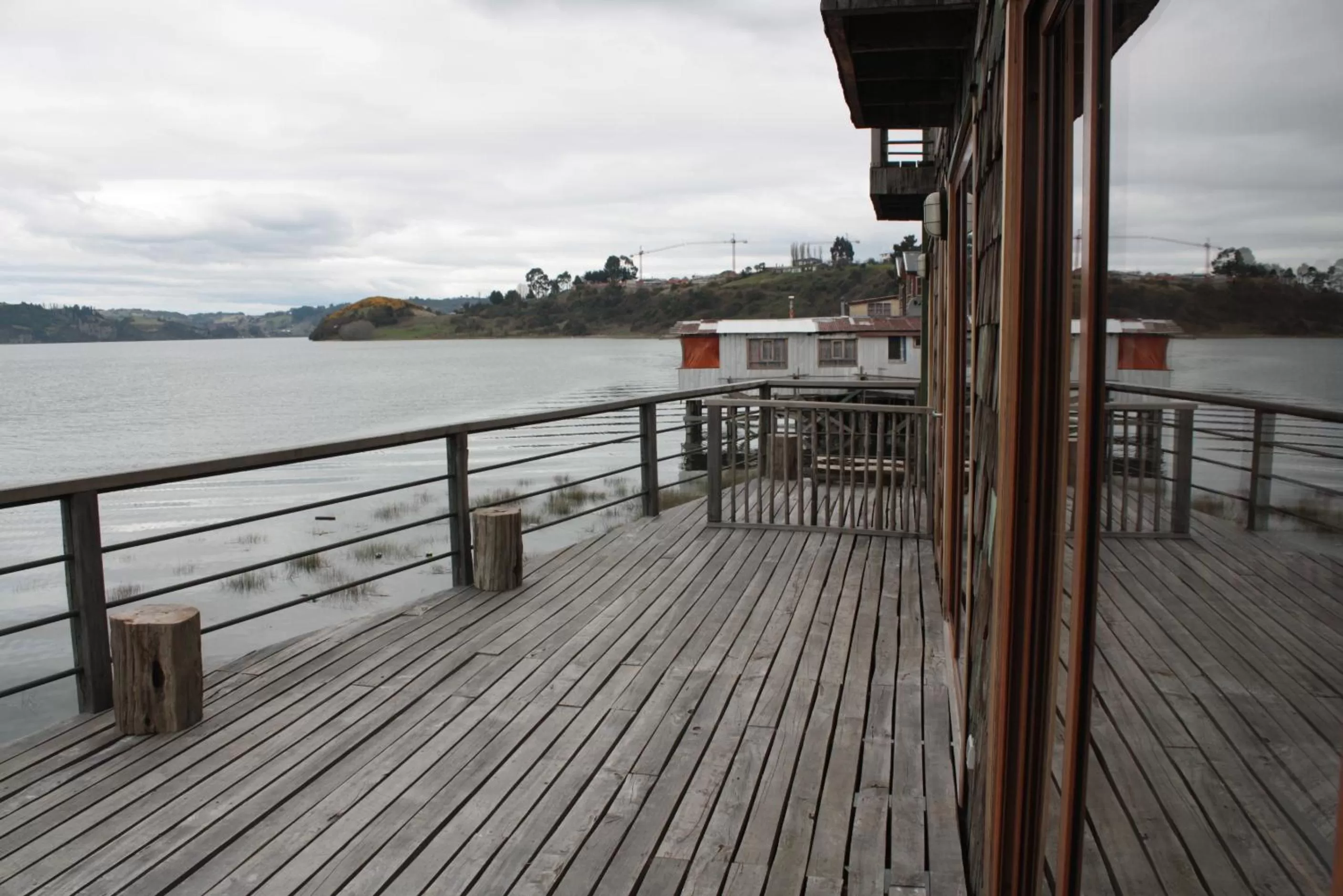 Balcony/Terrace in Palafito 1326 Hotel Boutique Chiloé