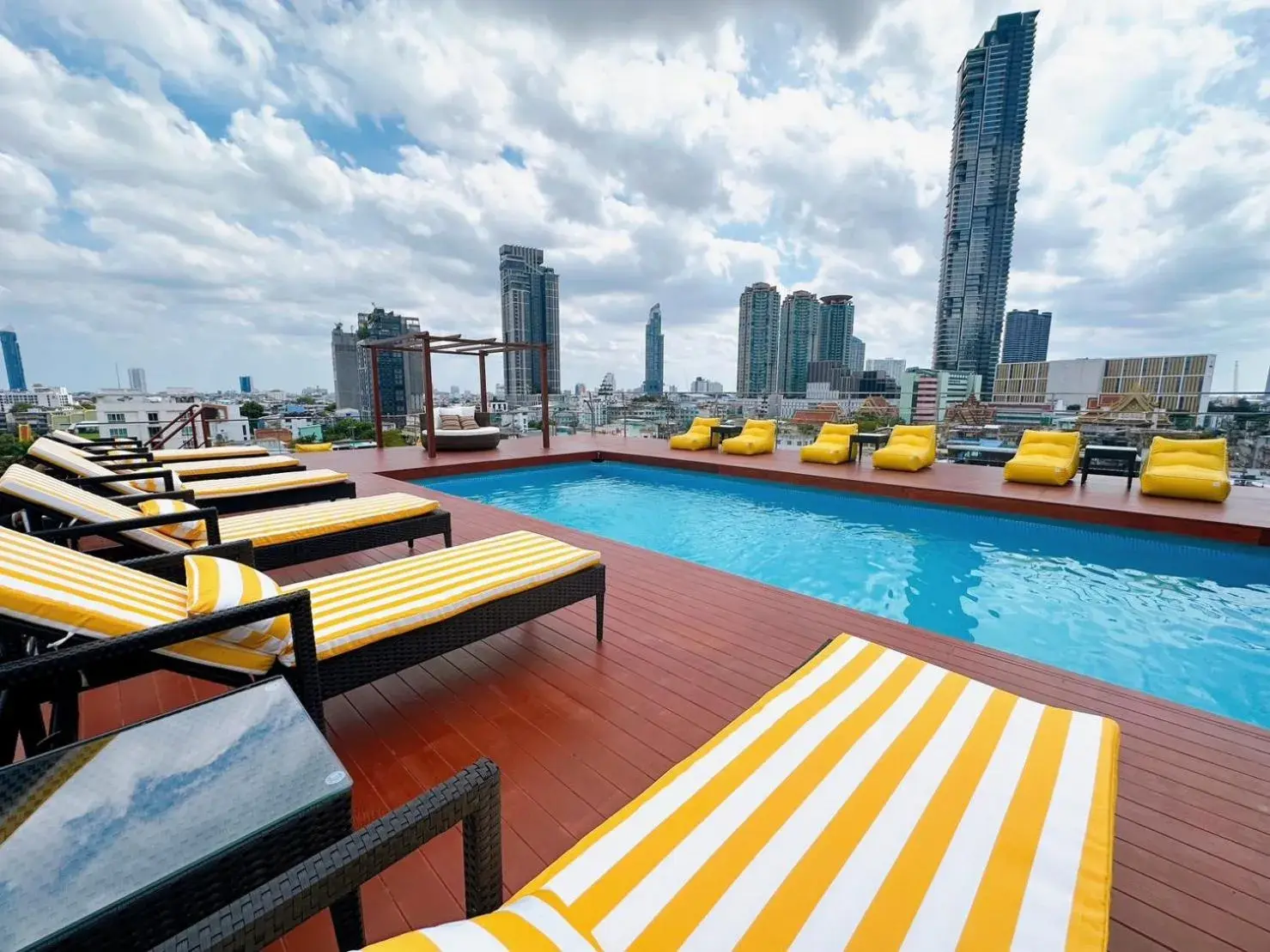 Pool view, Swimming Pool in Miloft Sathorn Hotel - SHA Plus Certified