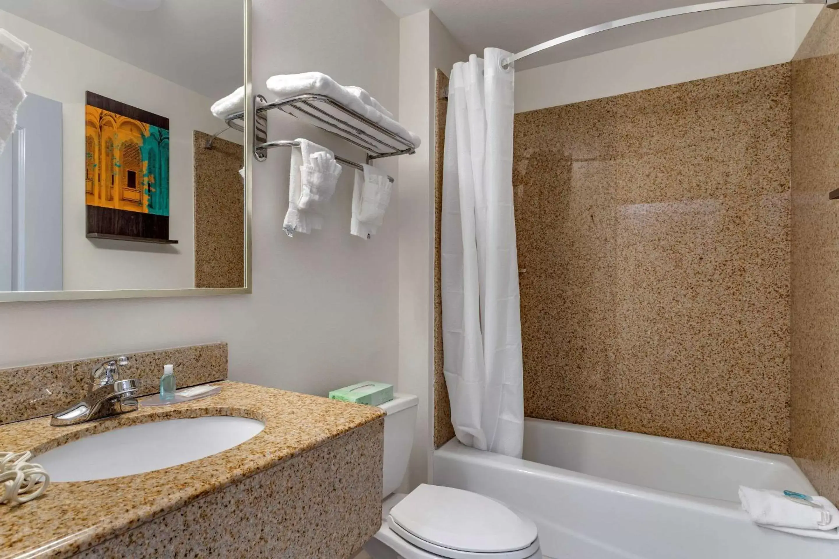 Photo of the whole room, Bathroom in MainStay Suites Port Arthur - Beaumont South