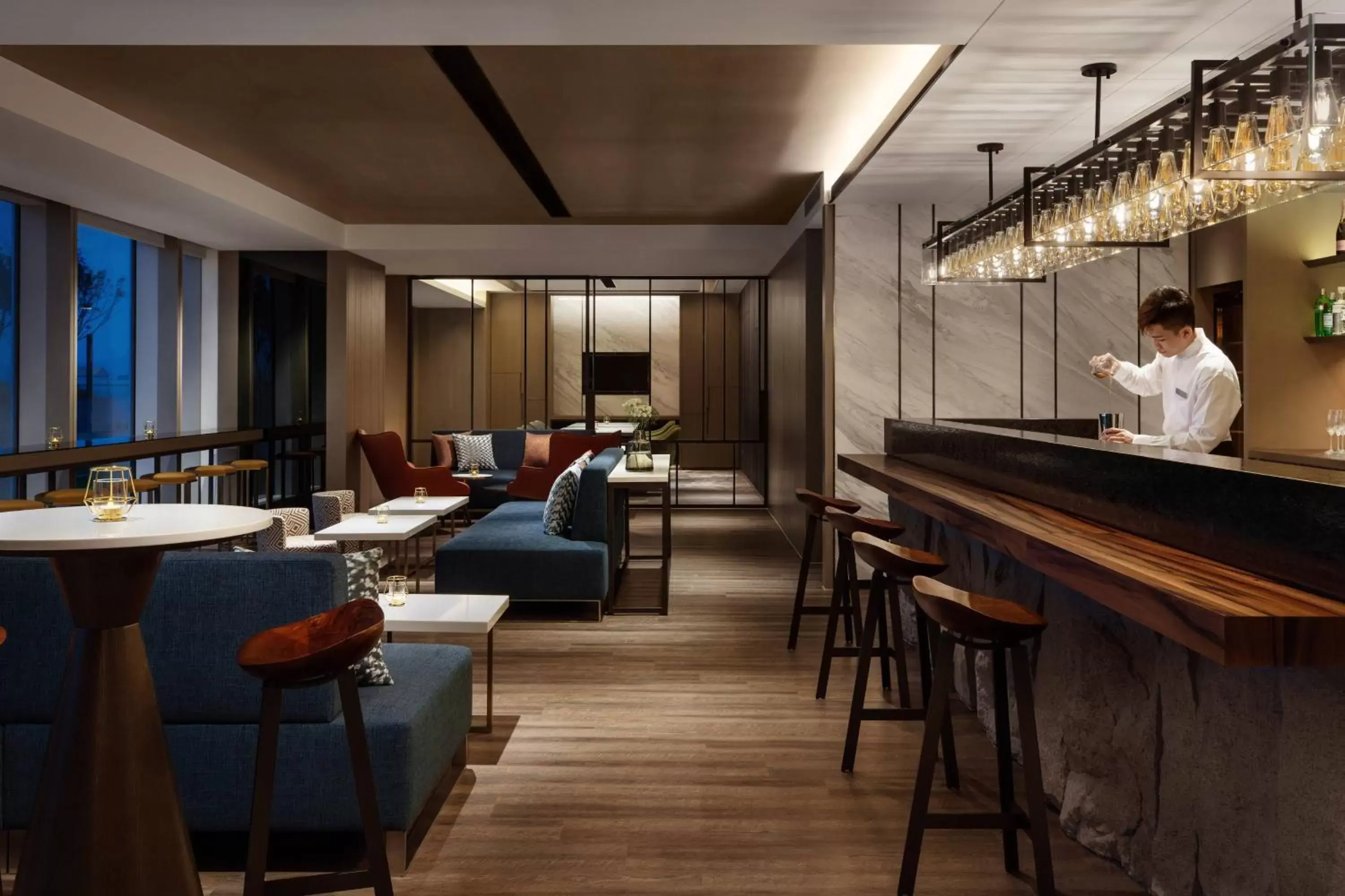 Lounge or bar in Courtyard by Marriott Taipei Downtown