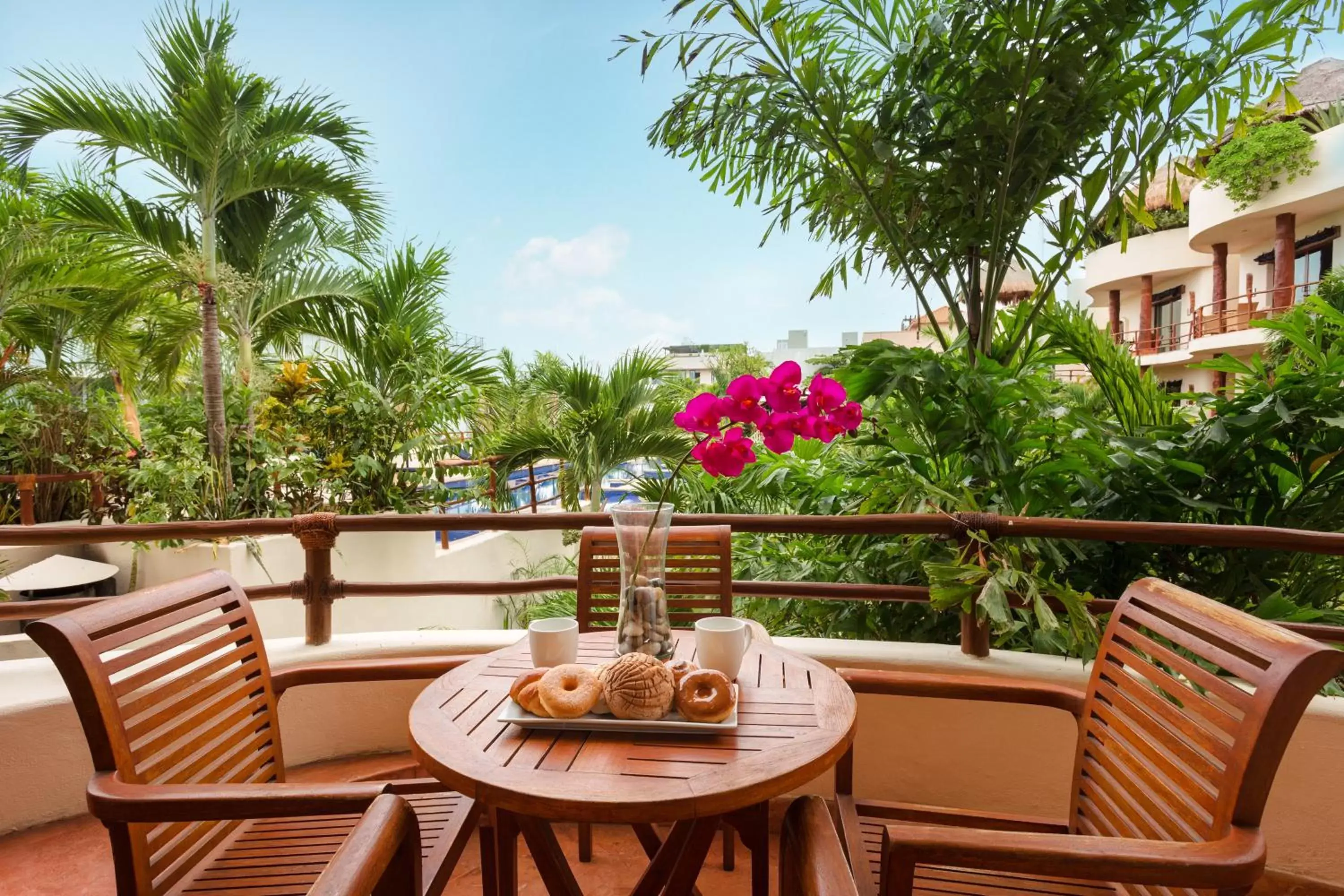 Patio in Porto Playa Condo Hotel and Beach Club