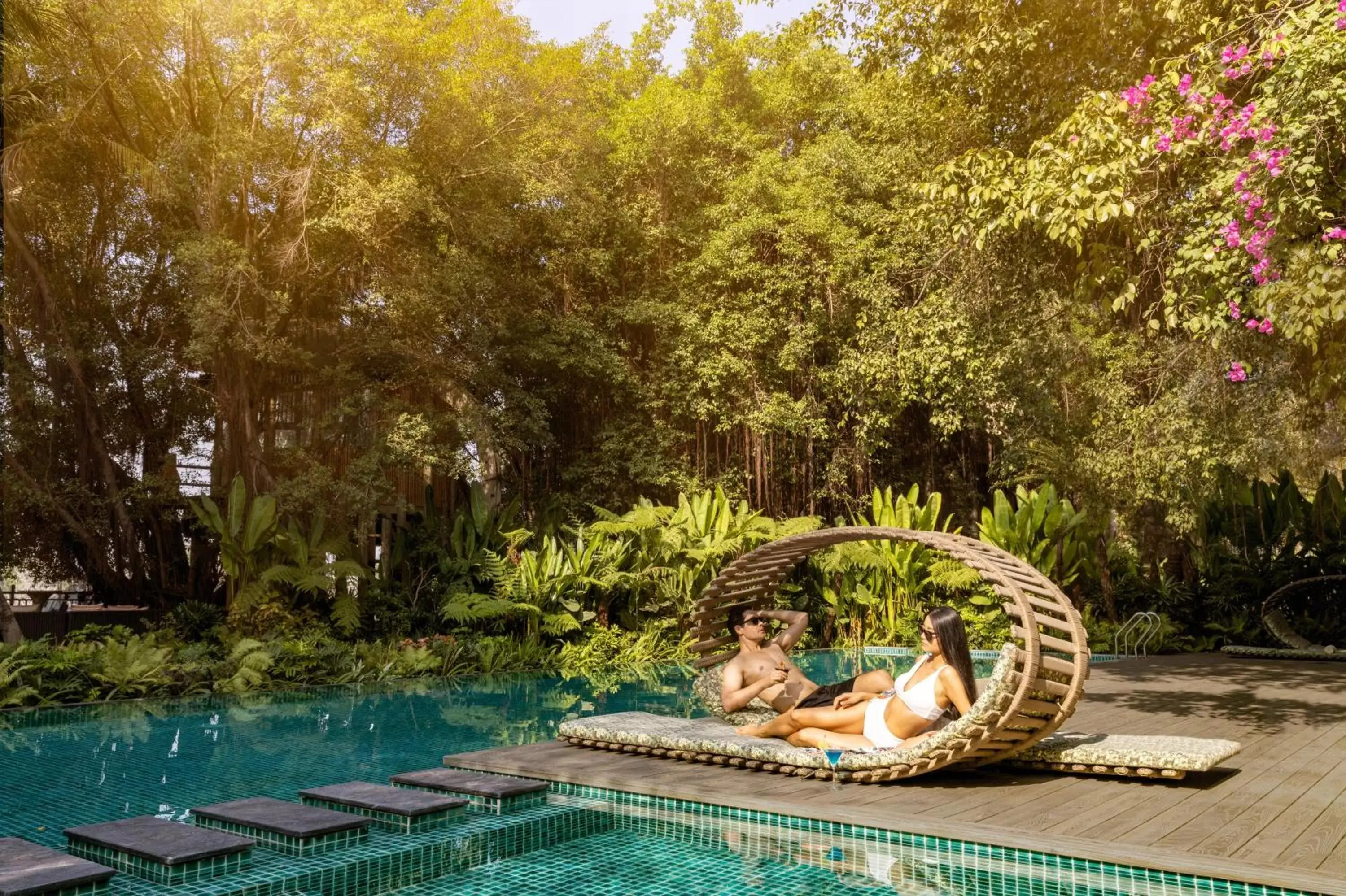 Swimming pool in An Lam Retreats Saigon River