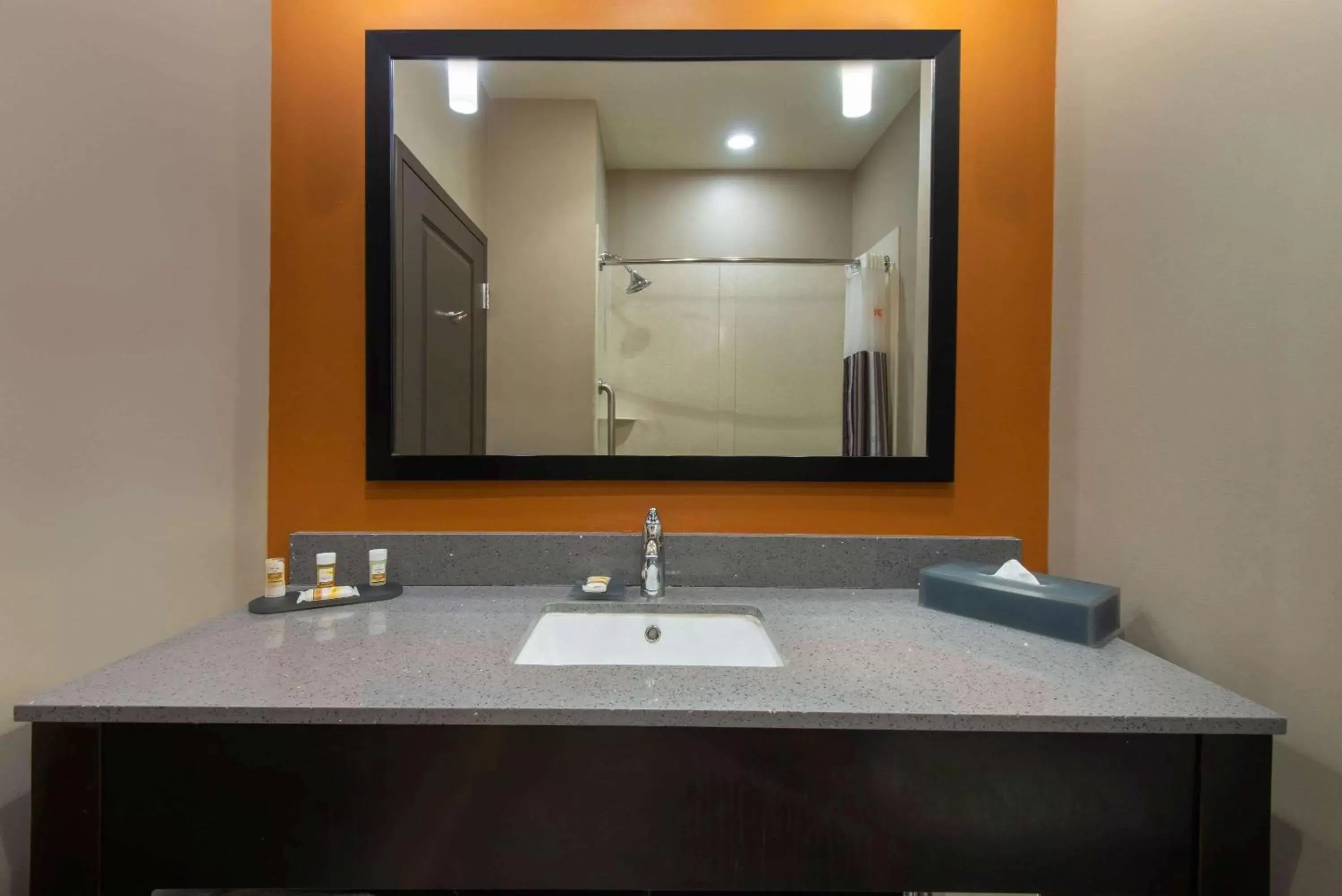 Bathroom in La Quinta by Wyndham Harrisburg-Hershey