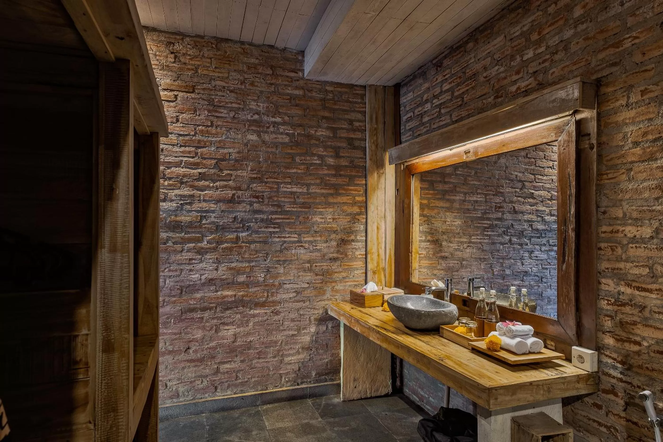 Bathroom in Joglo Organik Guesthouse