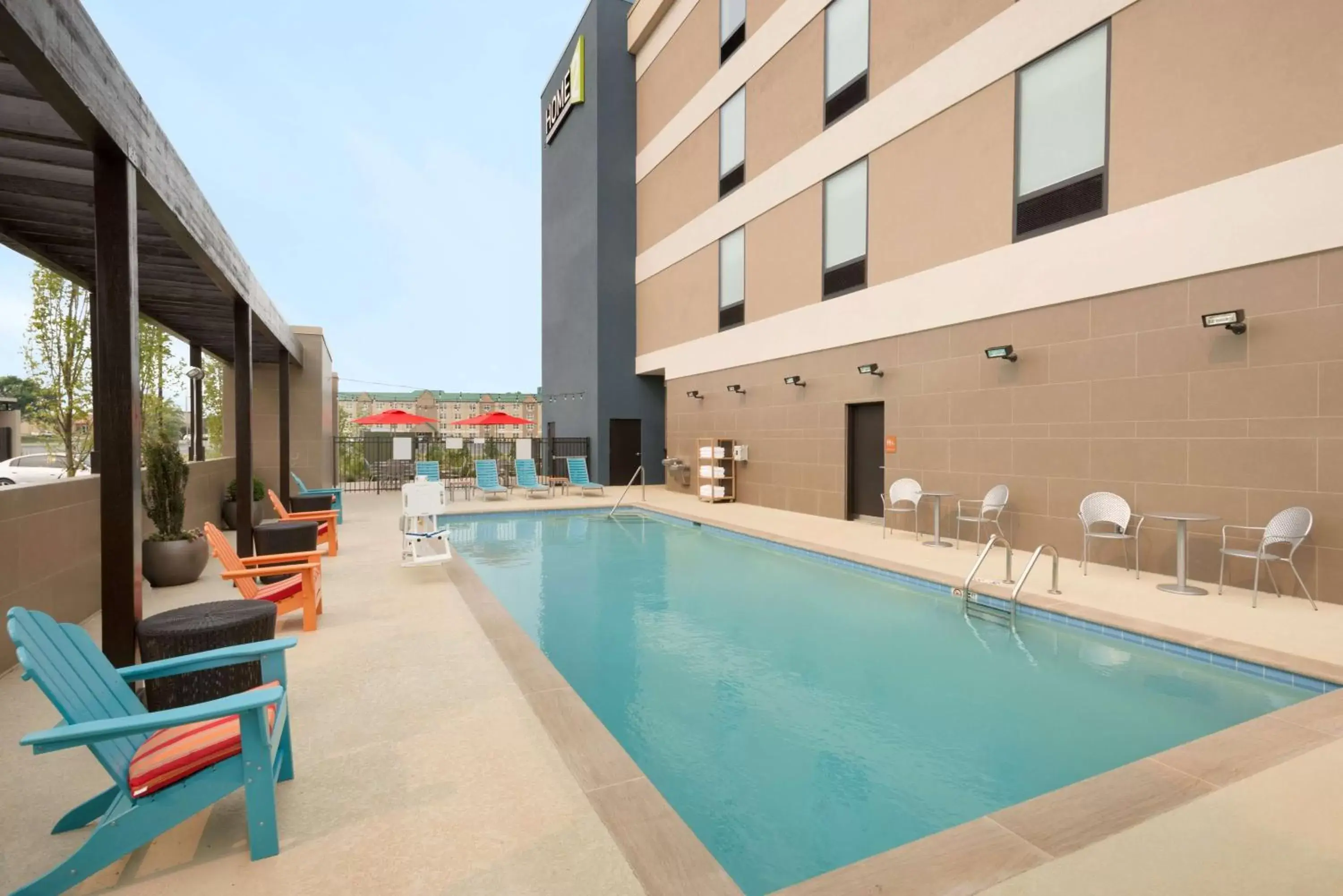 Pool view, Swimming Pool in Home2 Suites by Hilton Clarksville/Ft. Campbell