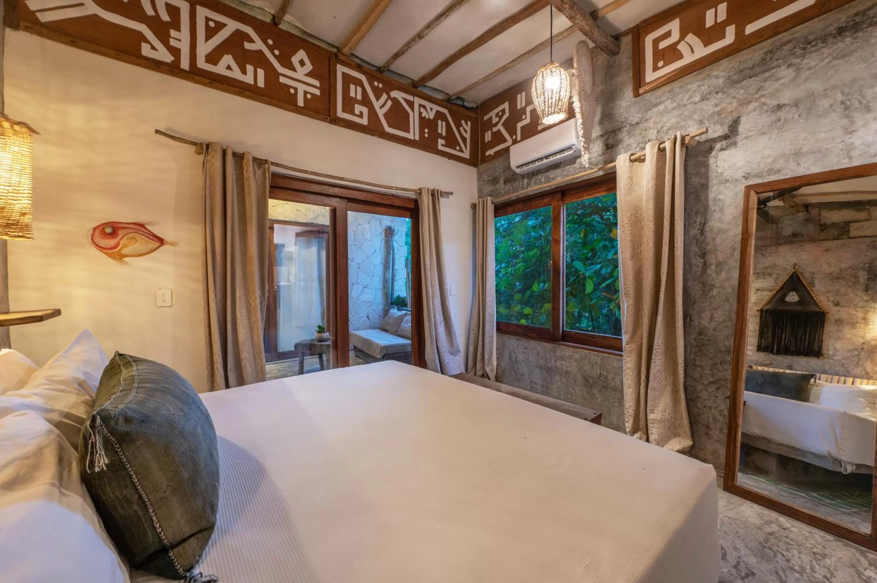 Photo of the whole room, Bed in Casa Coyote Tulum